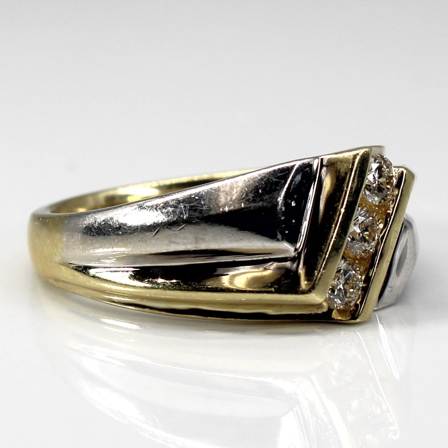 Channel Set Diamond Ring | 0.39ctw | SZ 10.25 |
