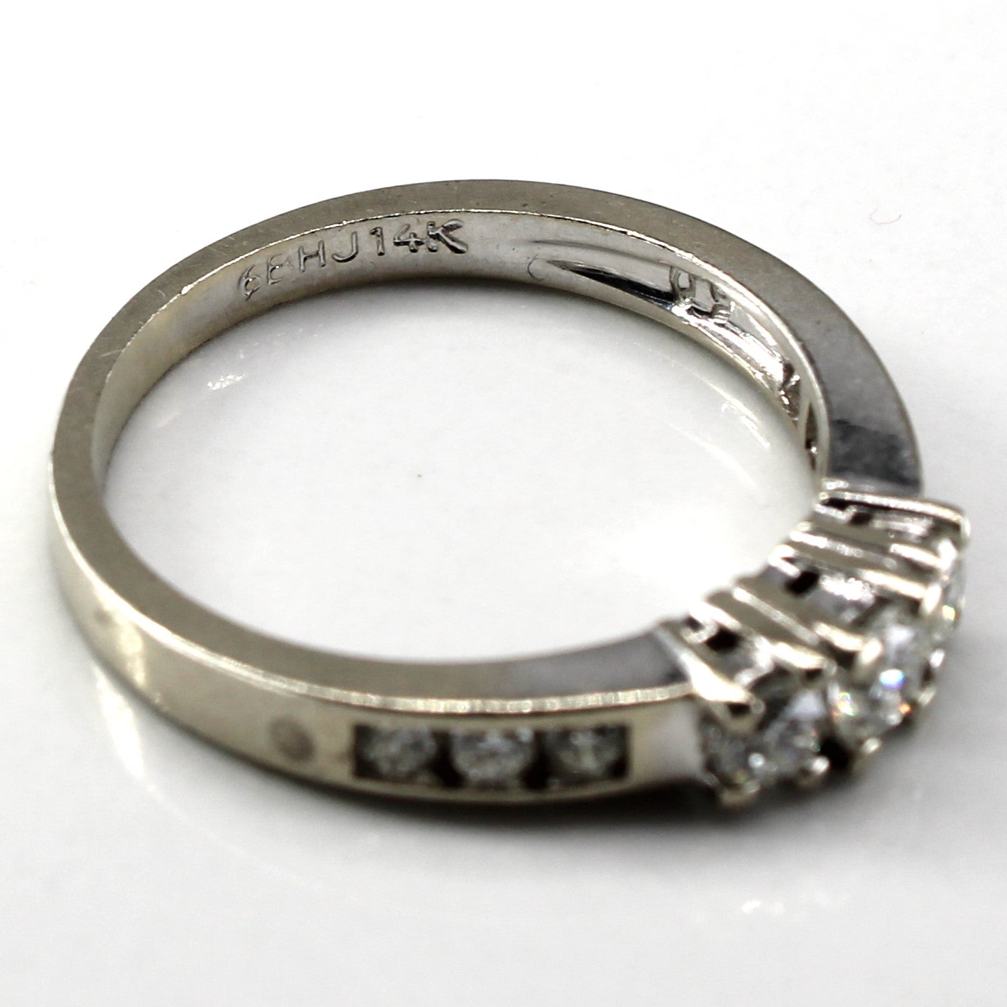 Three Stone Diamond with Accents Ring | 0.47ctw | SZ 6 |