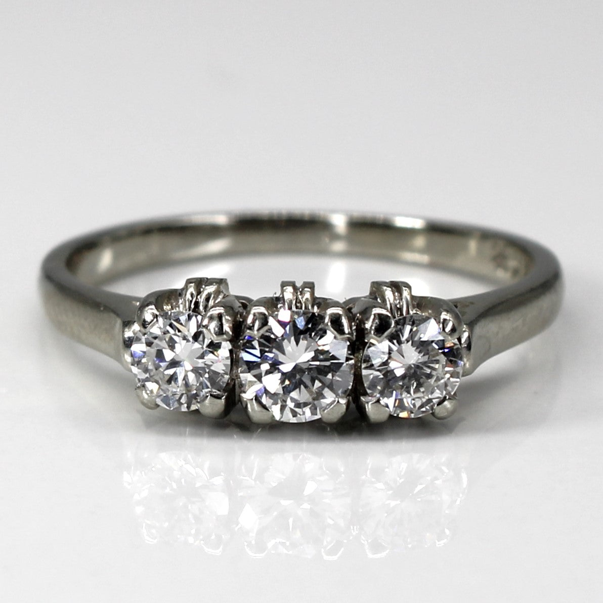 'Birks' Three Stone Diamond Ring | 0.56ctw | SZ 7 |