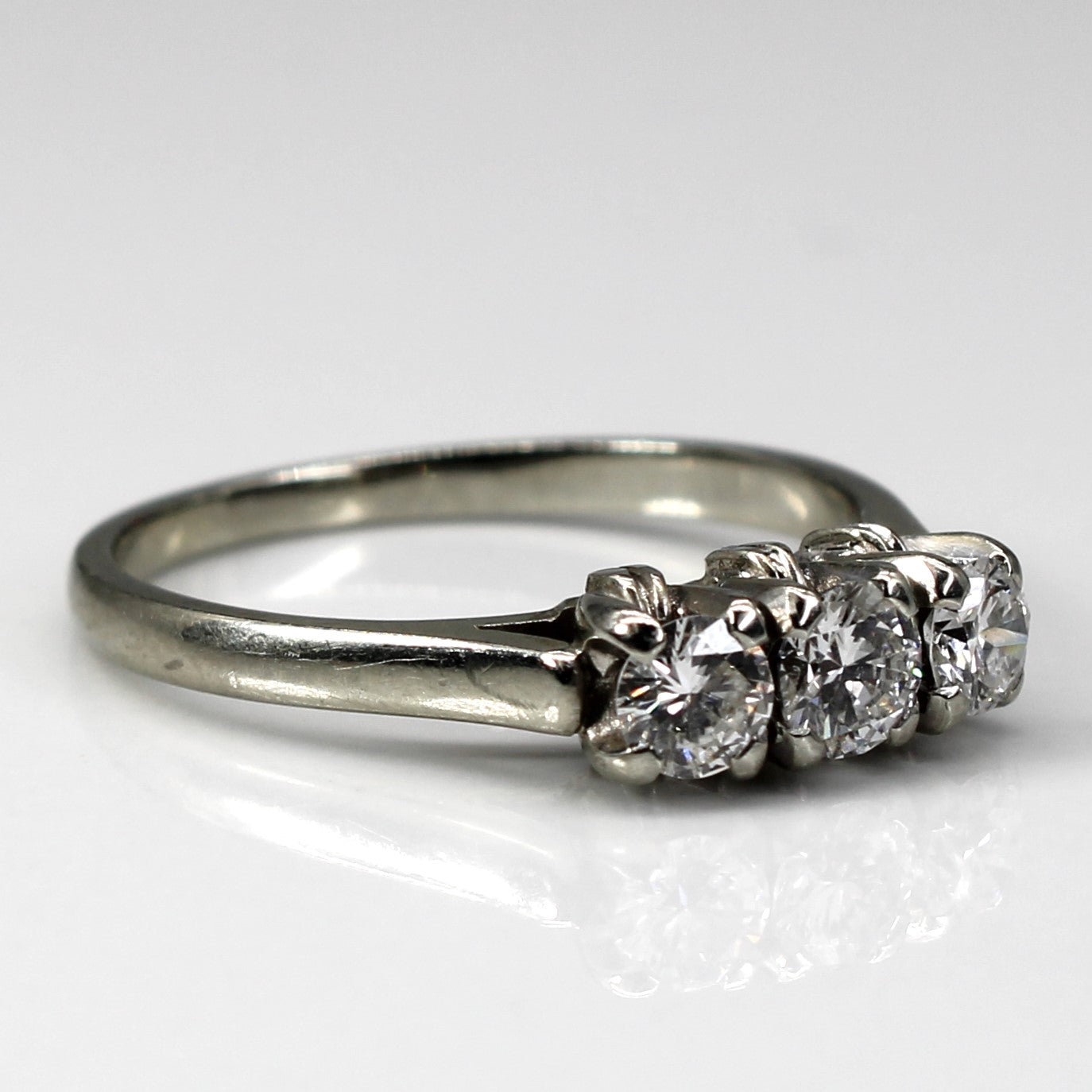 'Birks' Three Stone Diamond Ring | 0.56ctw | SZ 7 |