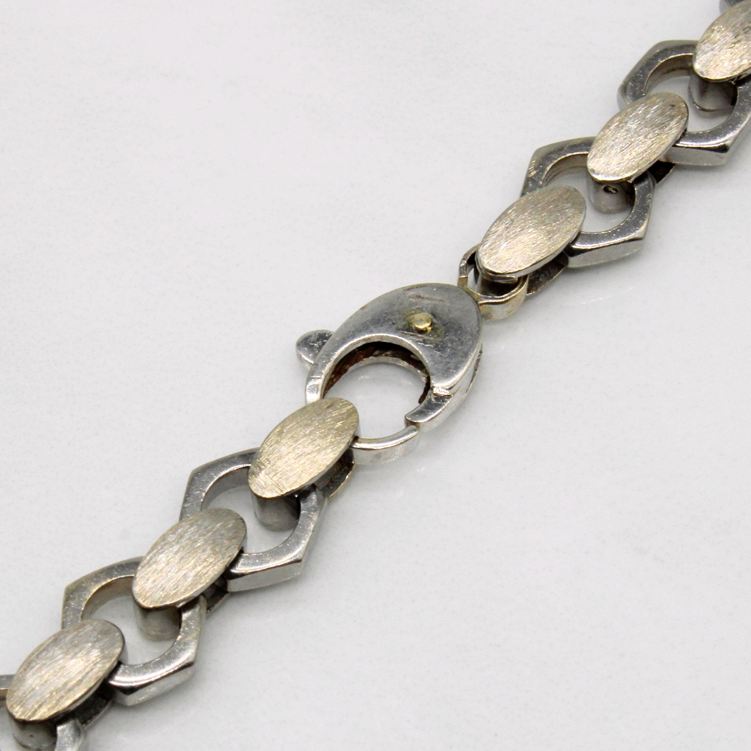 18k Two Tone Gold Unique Link Chain | 19" |