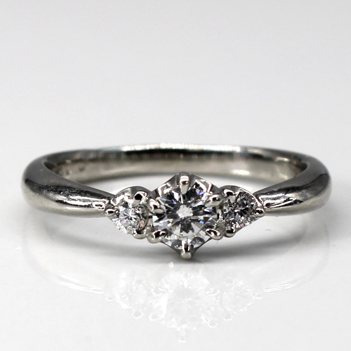 Three Stone Diamond Ring | 0.28ctw | SZ 5.25 |