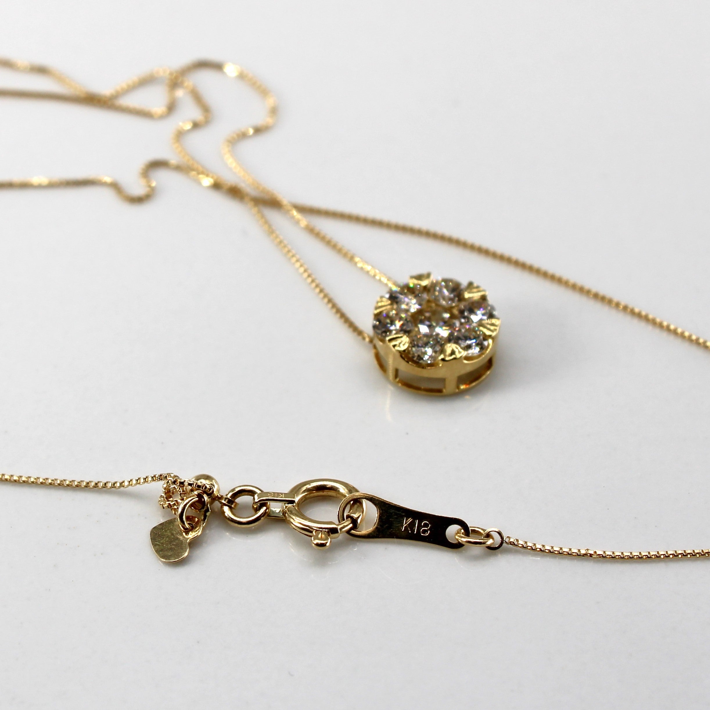 Diamond Pendant Necklace | 0.32ctw |18"|