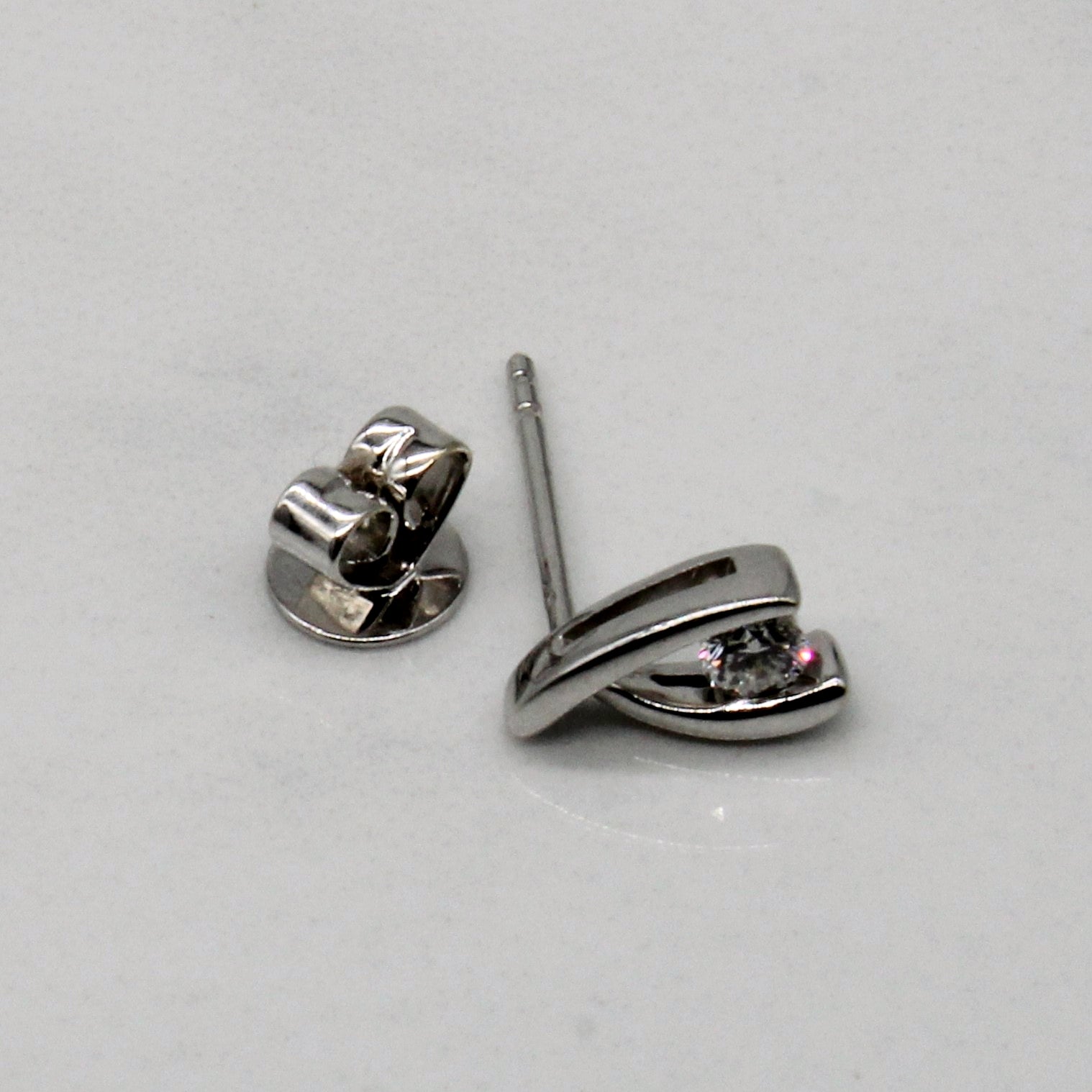 Tension Set Diamond Earrings | 0.19ctw |