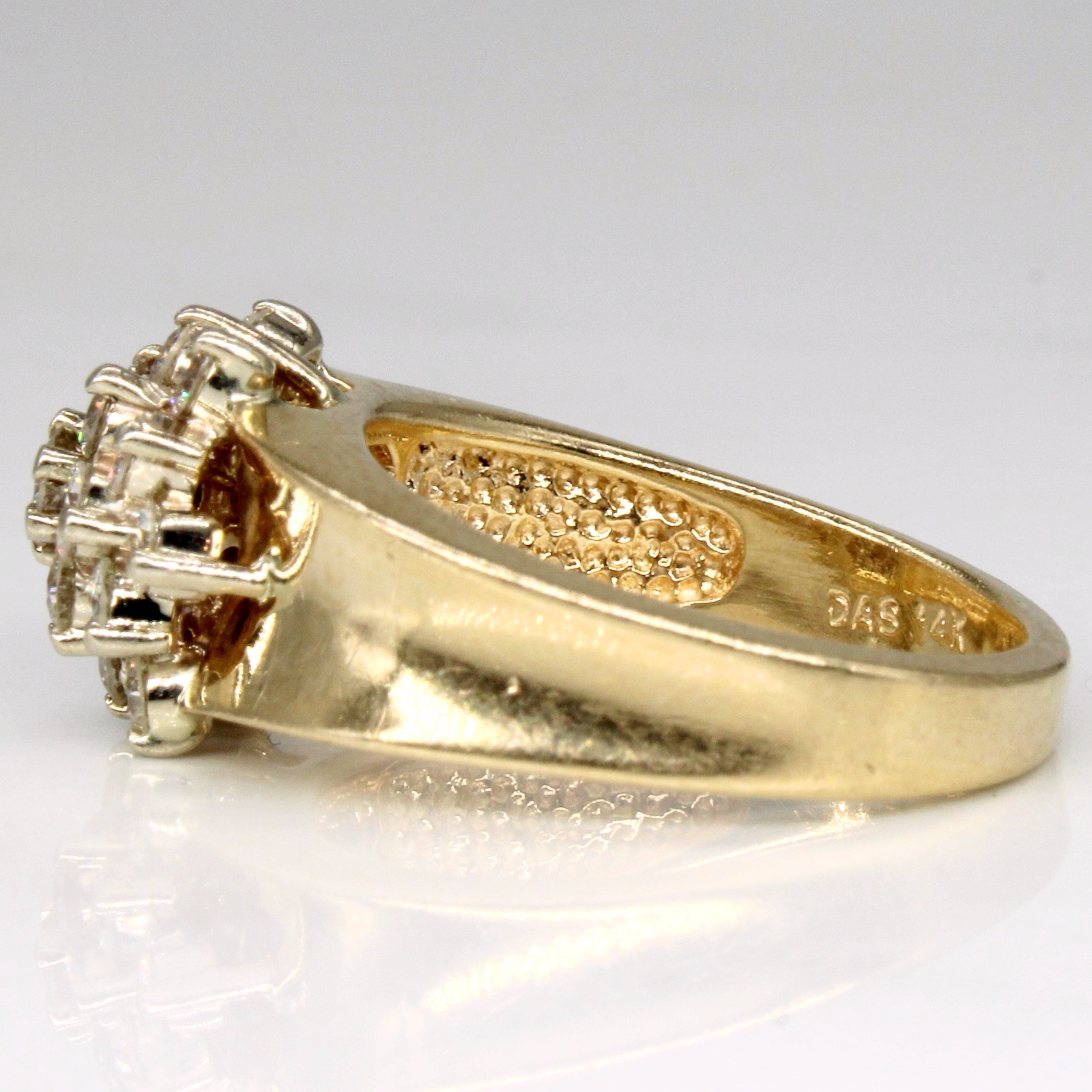 Diamond Cluster Ring | 0.90ctw | SZ 6.5 |