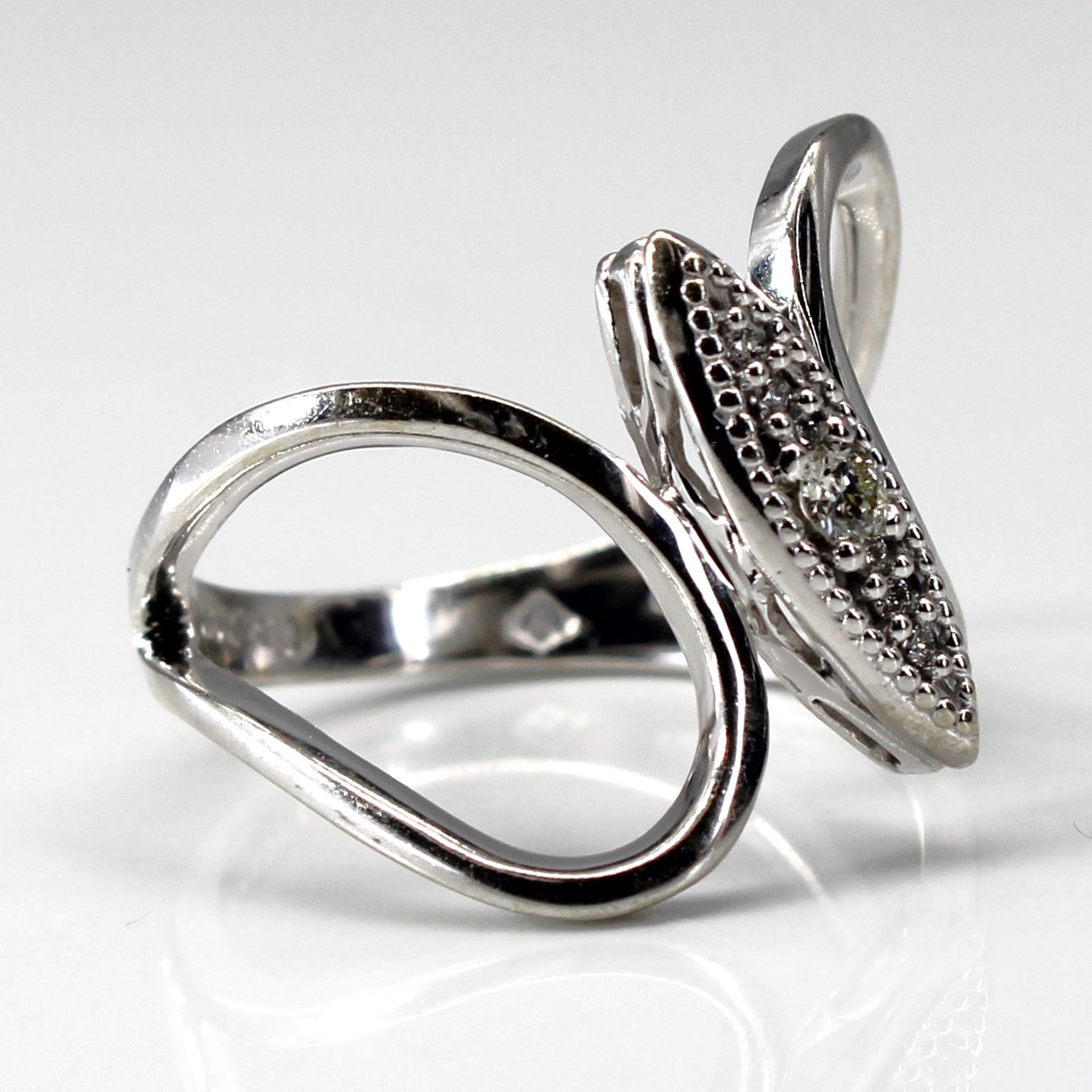Open Shank Diamond Ring | 0.10ctw | SZ 5 |