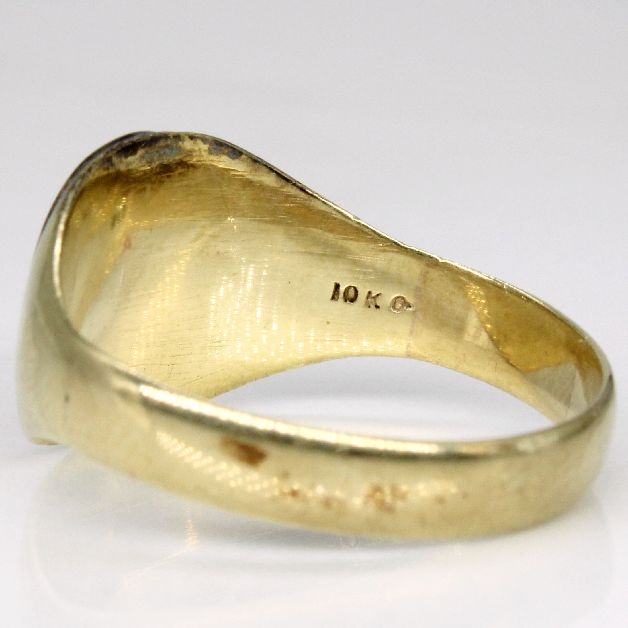 10k Yellow Gold 'LMP' Signet Ring | SZ 9.75 |