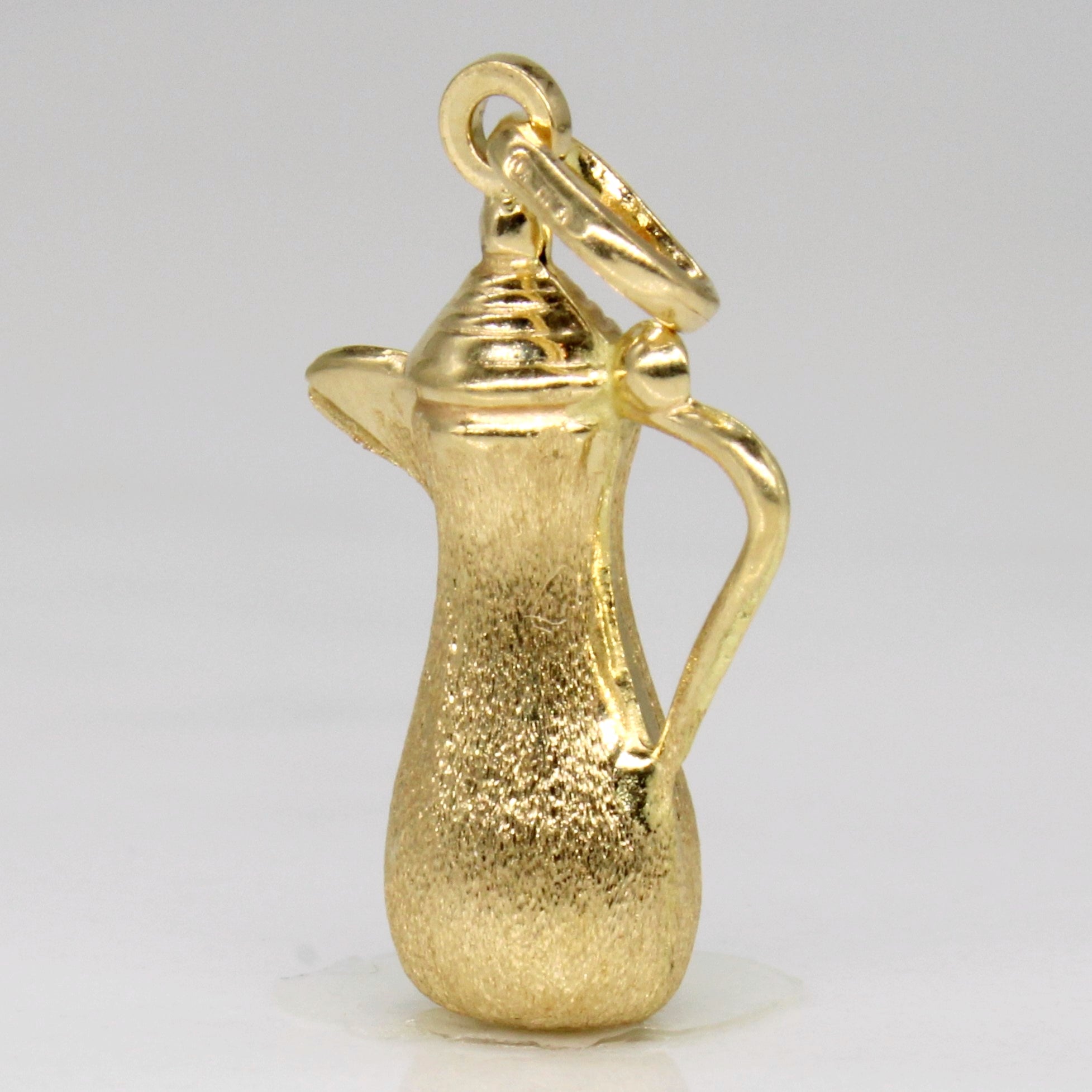 18k Yellow Gold Pitcher Charm