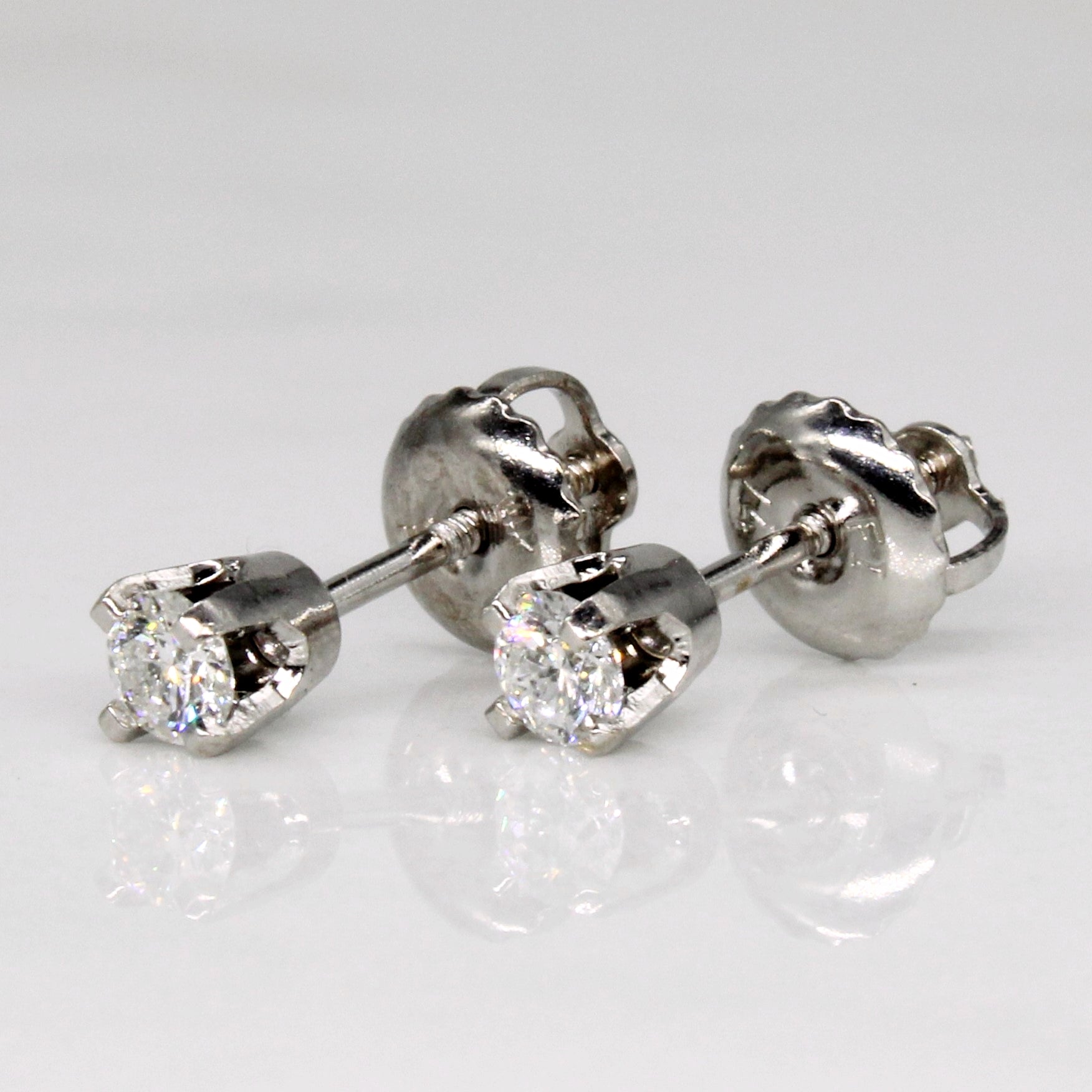 Diamond Stud Earrings | 0.18ctw |