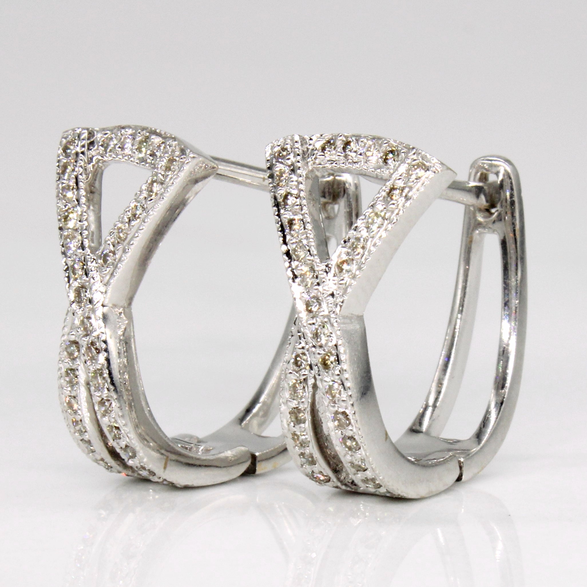 Diamond Huggie Earrings | 0.30ctw |