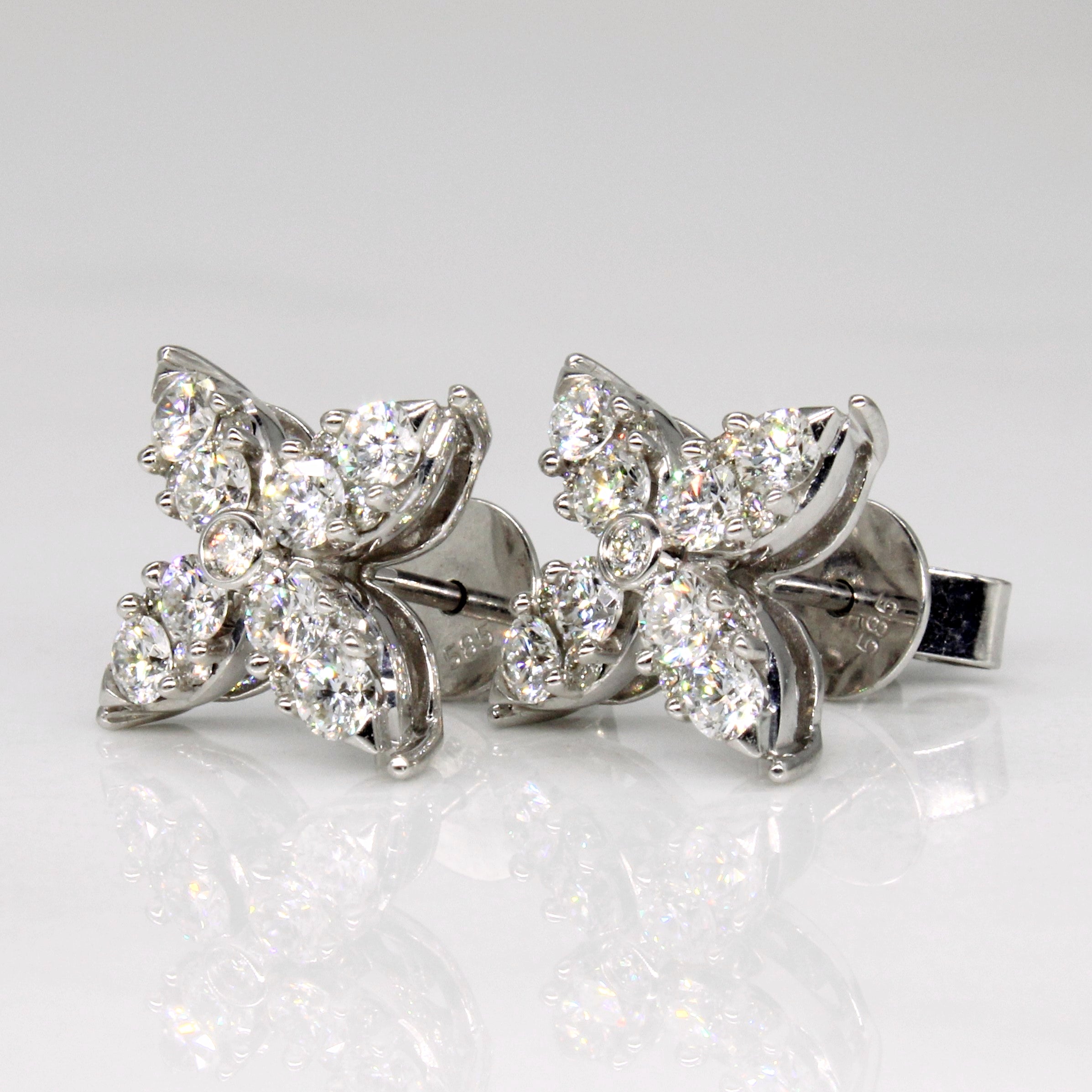 Boucles d'oreilles en diamants | 0,66 ct |