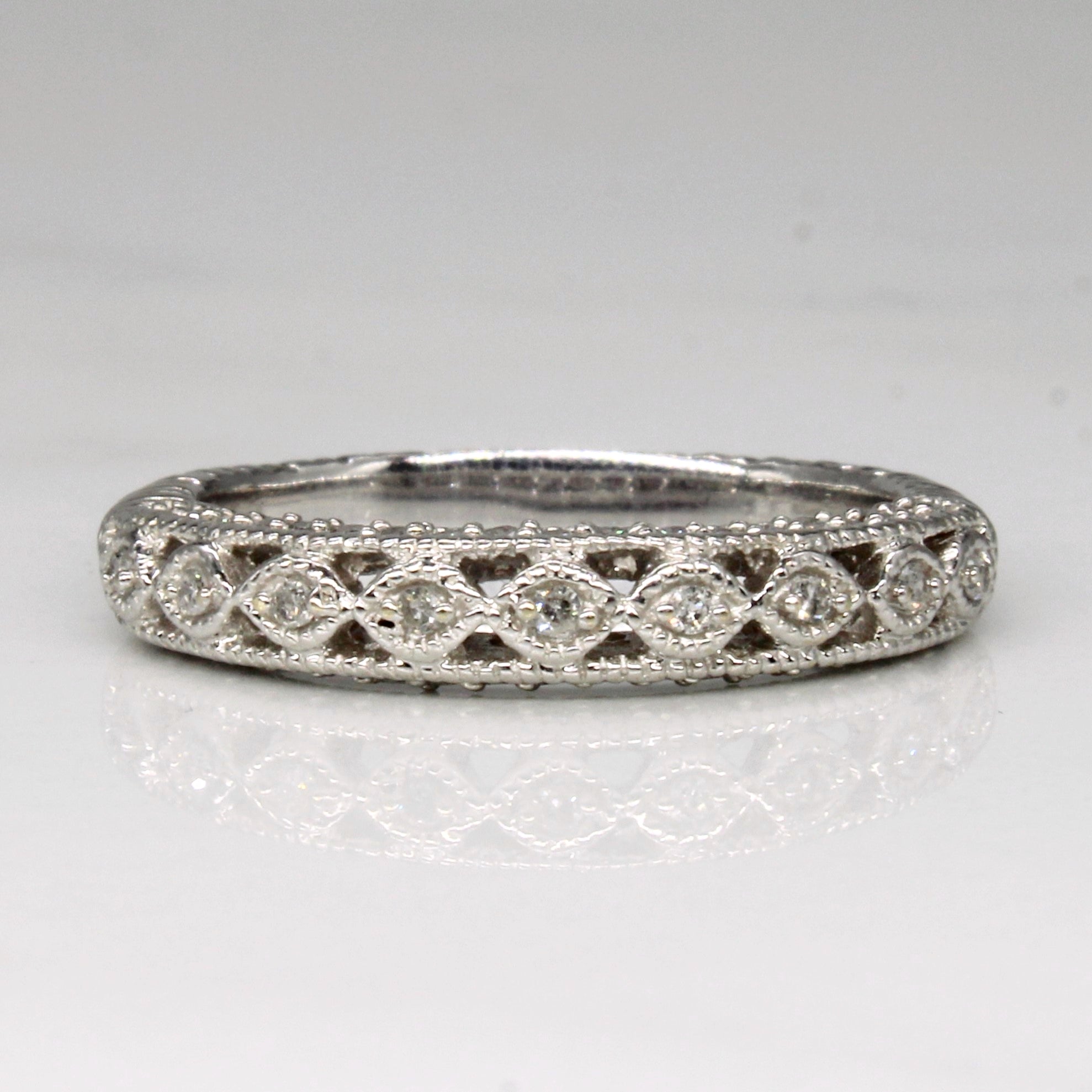 Ornate Diamond Ring | 0.20ctw | SZ 5.75 |