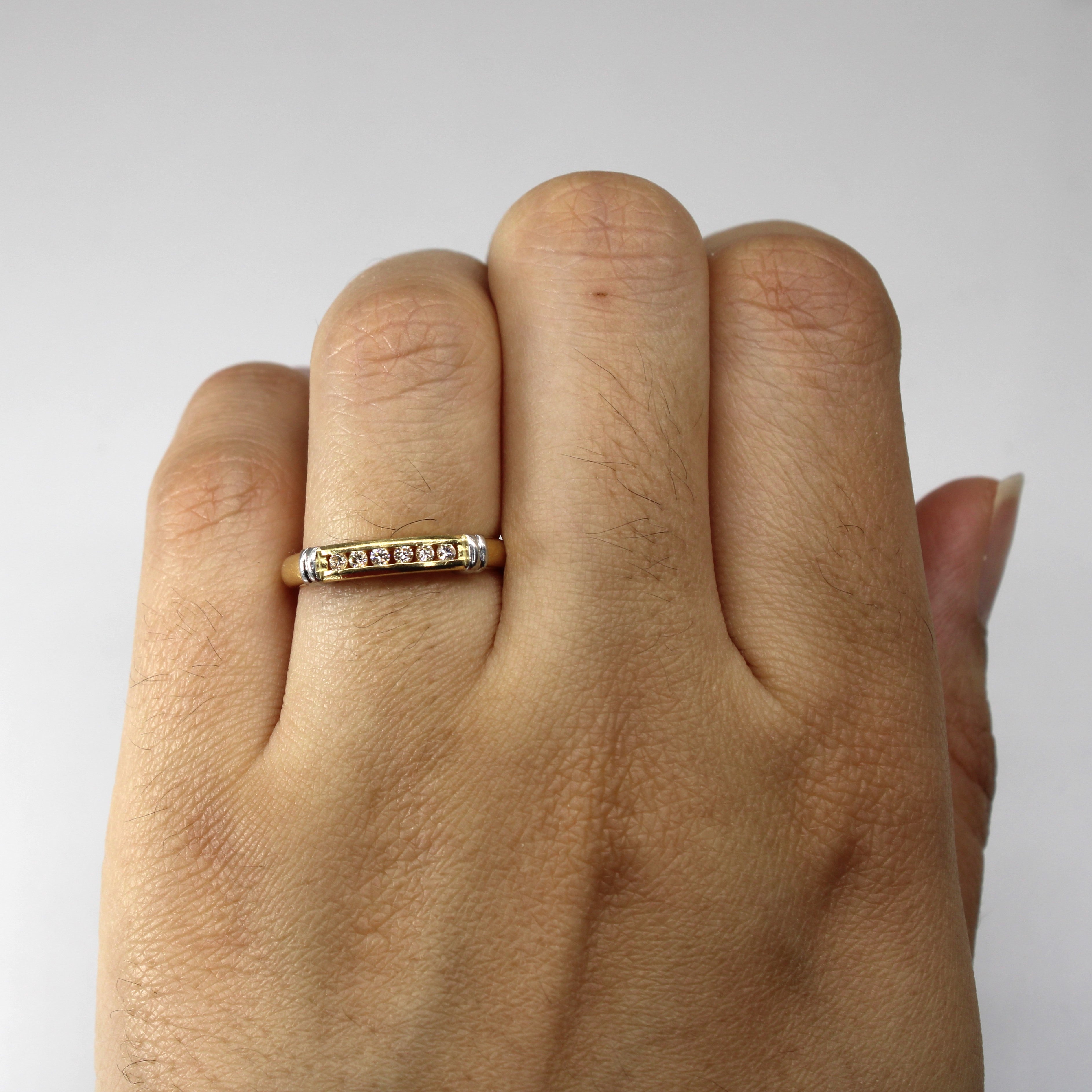 Channel Set Diamond Ring | 0.12ctw | SZ 6 |