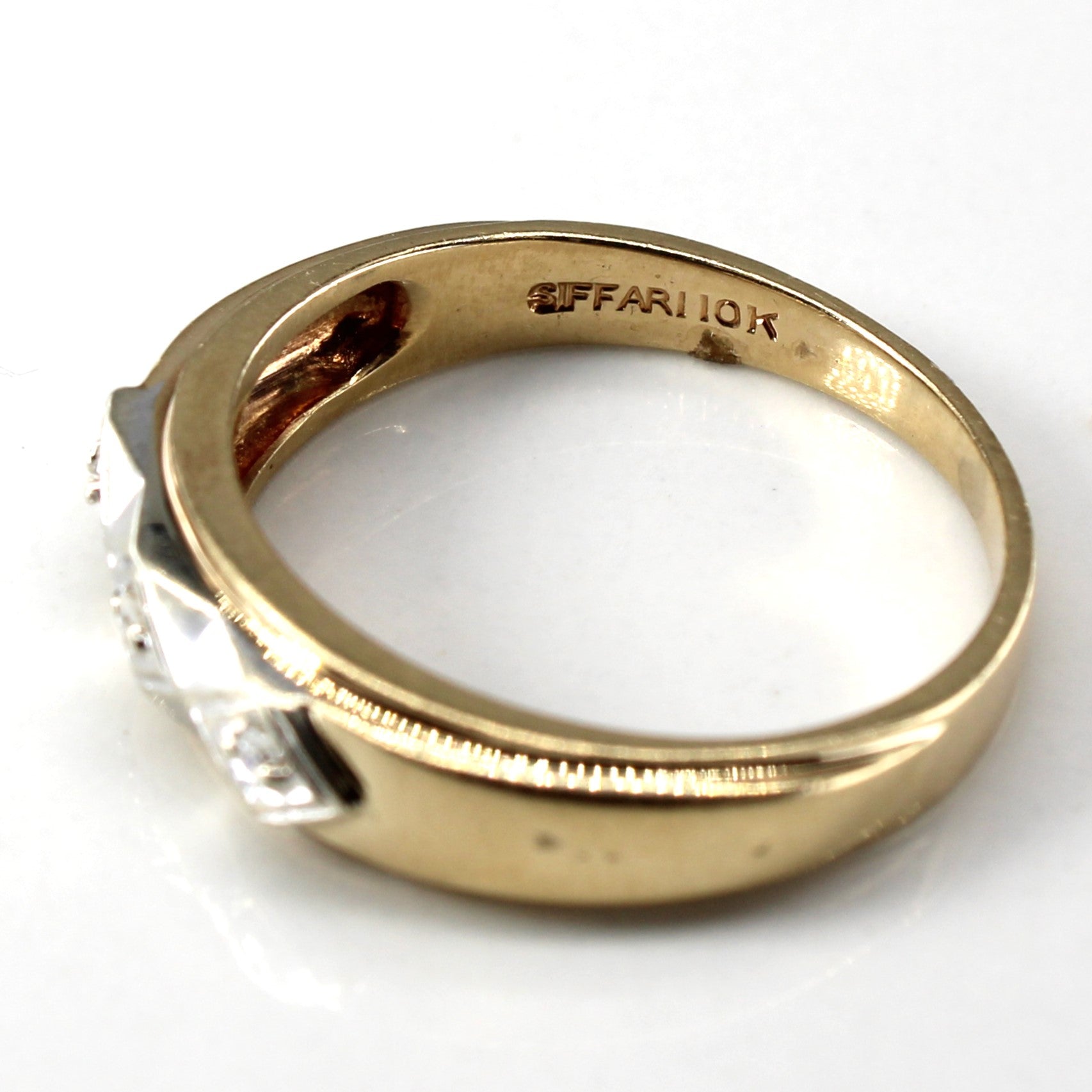 Three Stone Diamon Ring | 0.03ctw | SZ 9 |