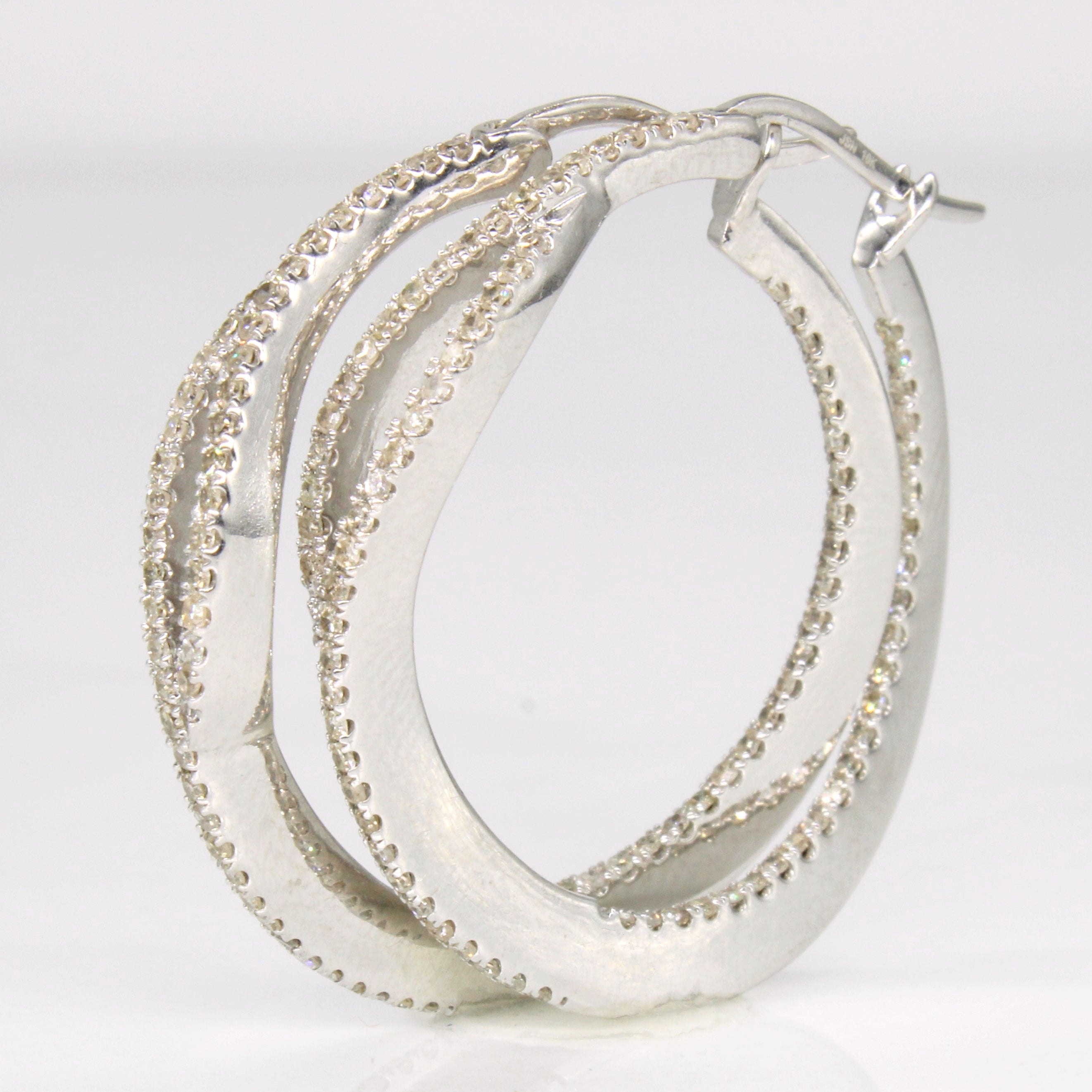 Diamond Hoop Earrings | 0.70ctw |