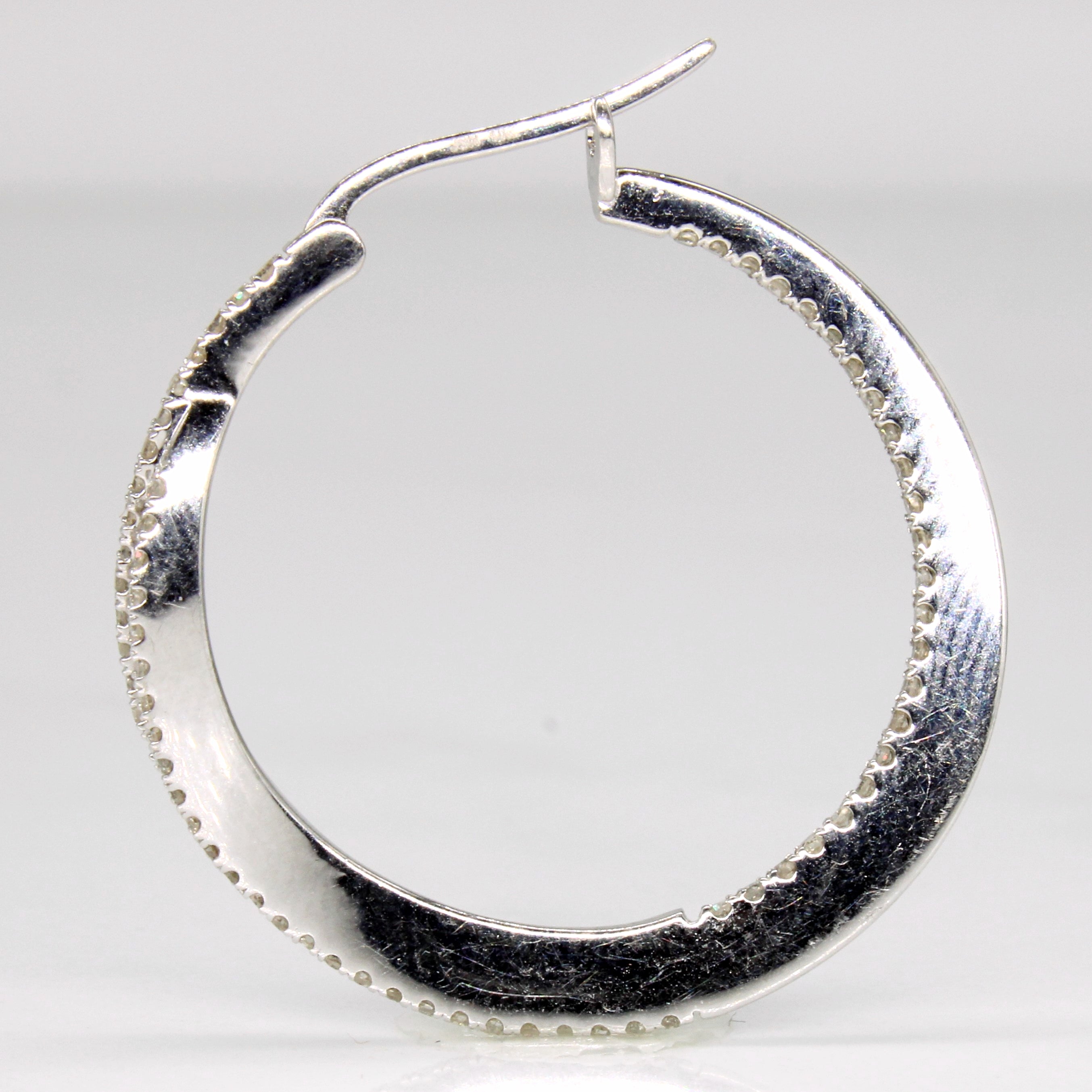 Diamond Hoop Earrings | 0.70ctw |