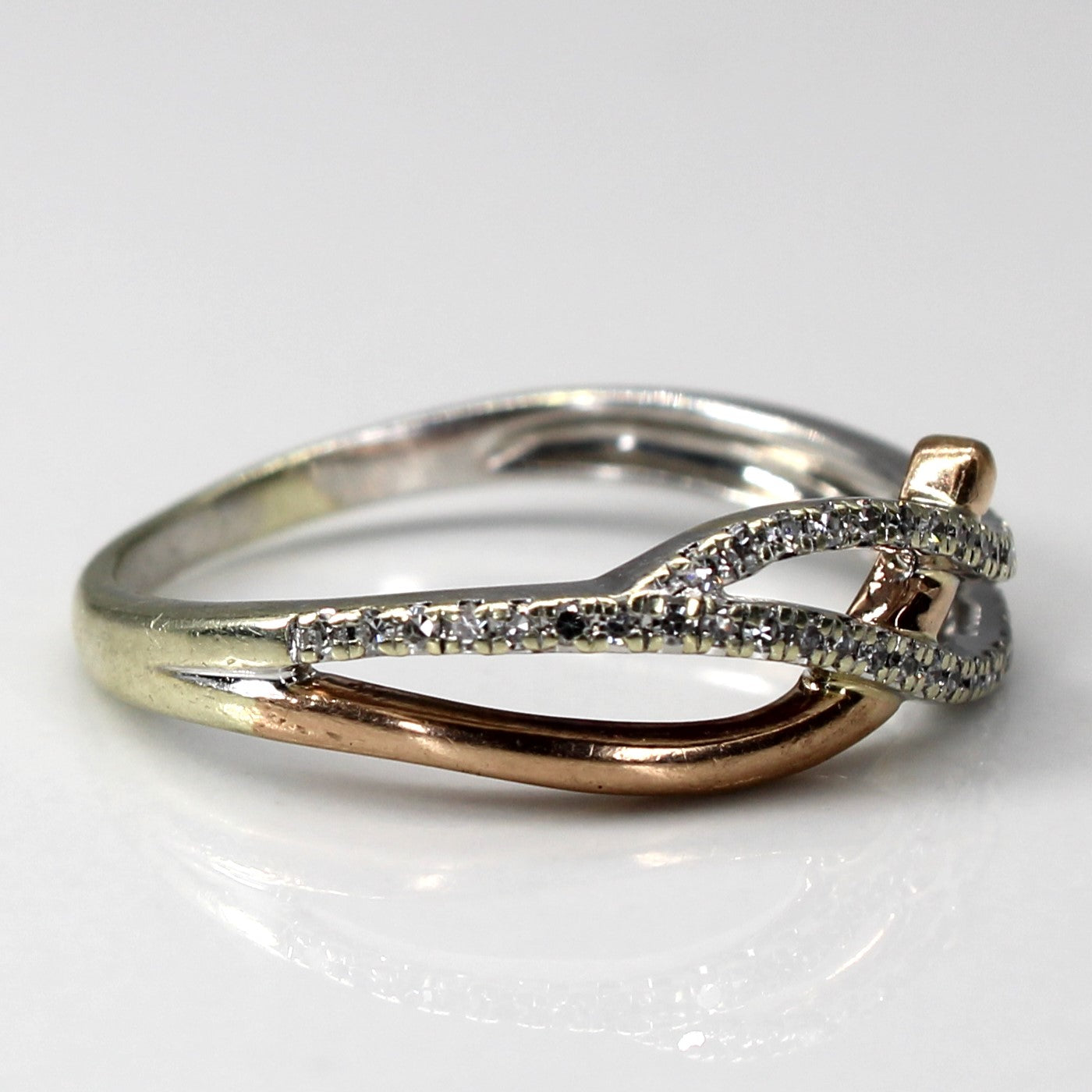 Bypass Diamond Ring | 0.12ctw | SZ 5.75 |