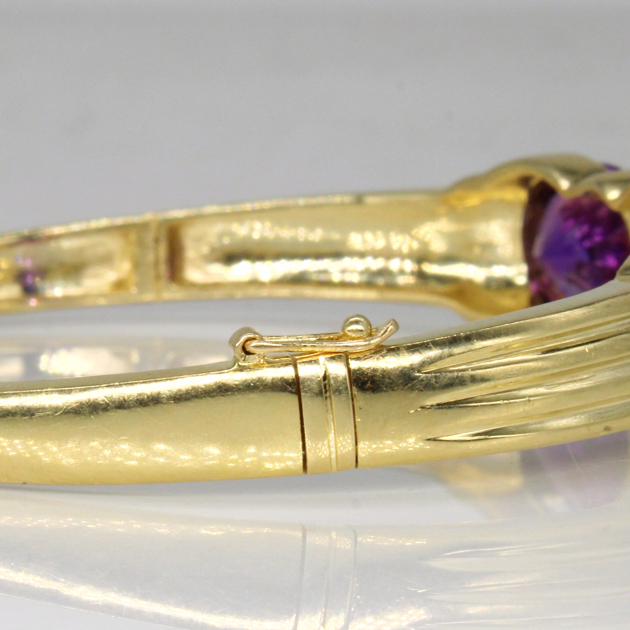 Amethyst & Diamond Bracelet | 12.75ctw, 0.04ctw | 6.5" |