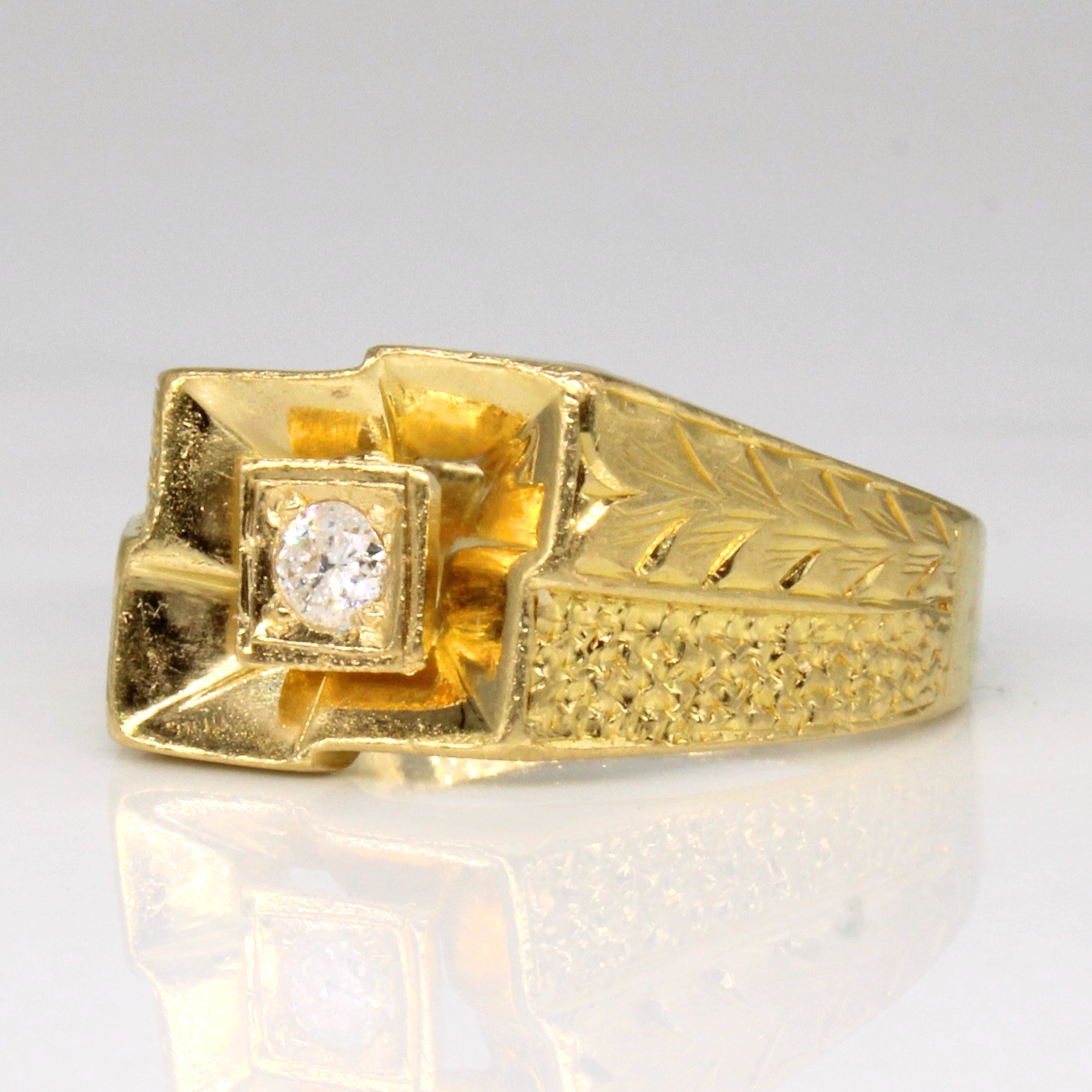 Diamond Solitaire Ring | 0.08ct | SZ 7.75 |
