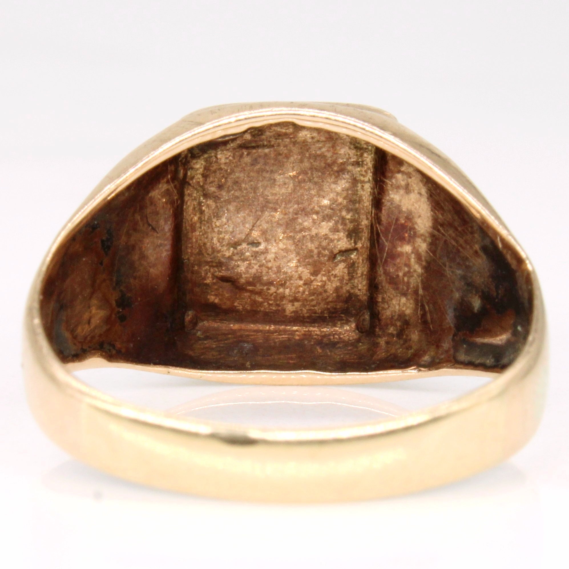 10k Yellow Gold Initial Ring | SZ 6.25 |
