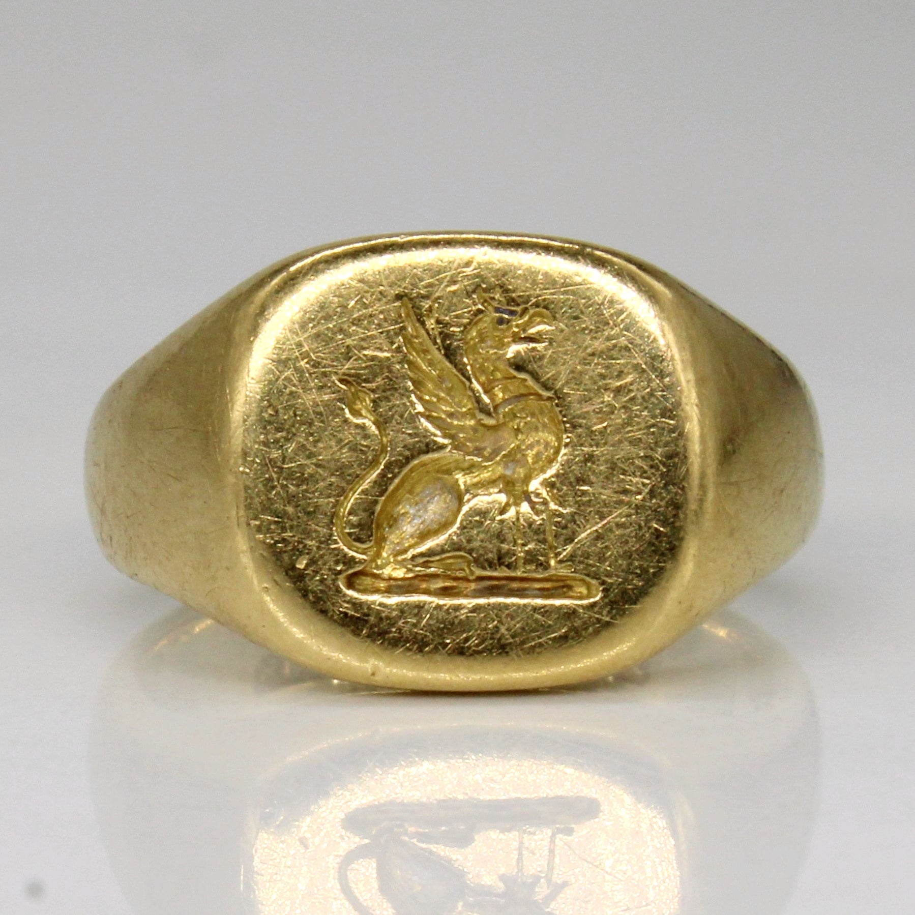Bague Dragon en Or Jaune 18 carats | Taille 4,75 |
