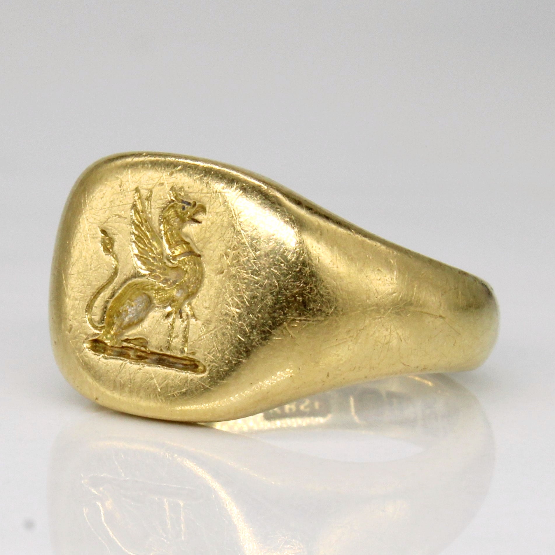 Bague Dragon en Or Jaune 18 carats | Taille 4,75 |