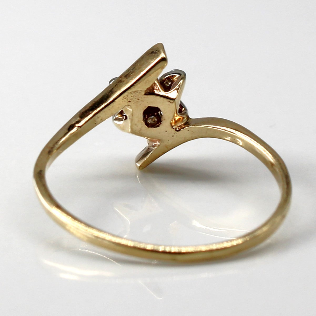 Bypass Cluster Diamond Ring | 0.08ctw | SZ 4.75 |