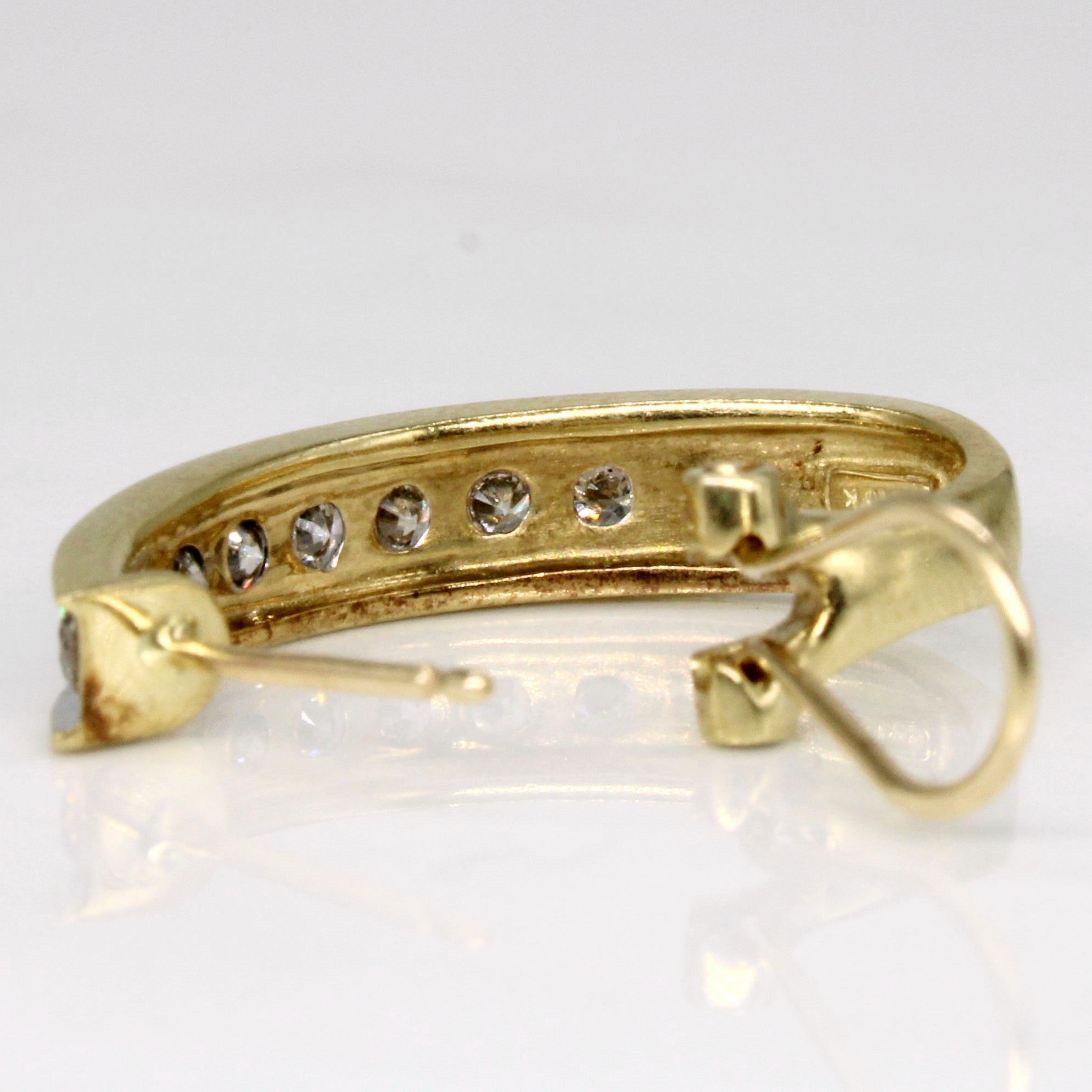 Boucles d'oreilles créoles en diamant | 1,00 ct |