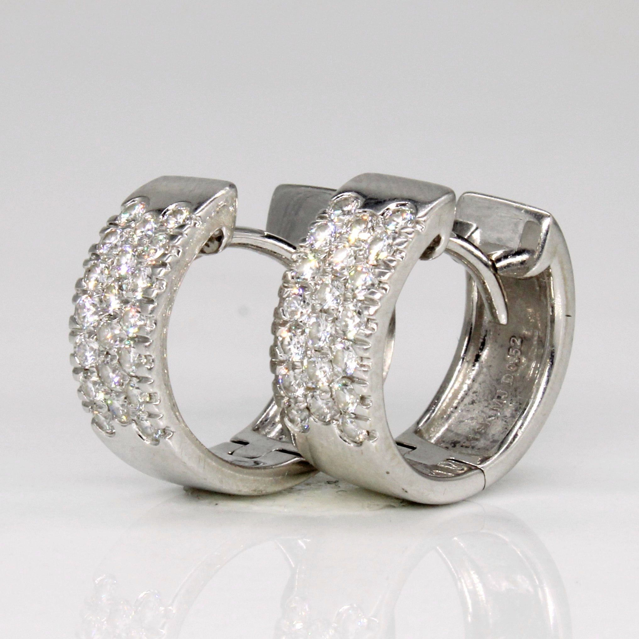 Michael Hill' Diamond Hoop Earrings - Main Image