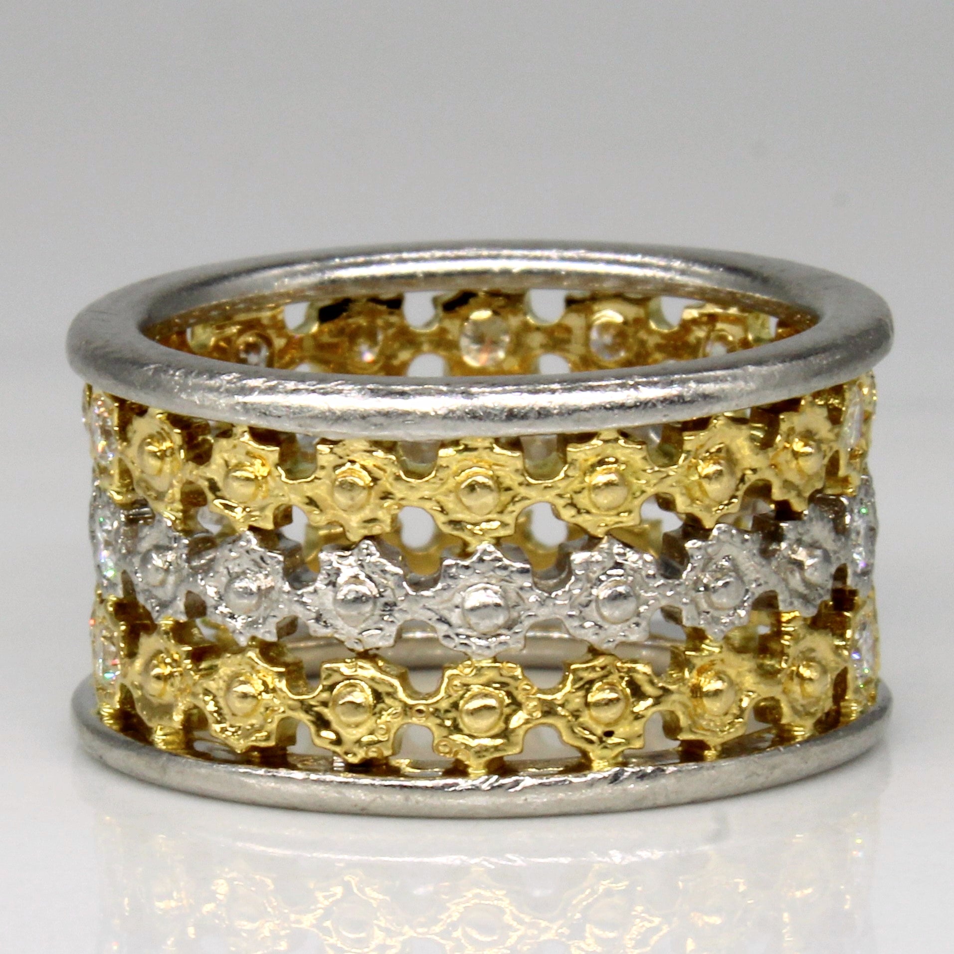 Diamond Lattice Ring | 0.80ctw | SZ 5.5 |