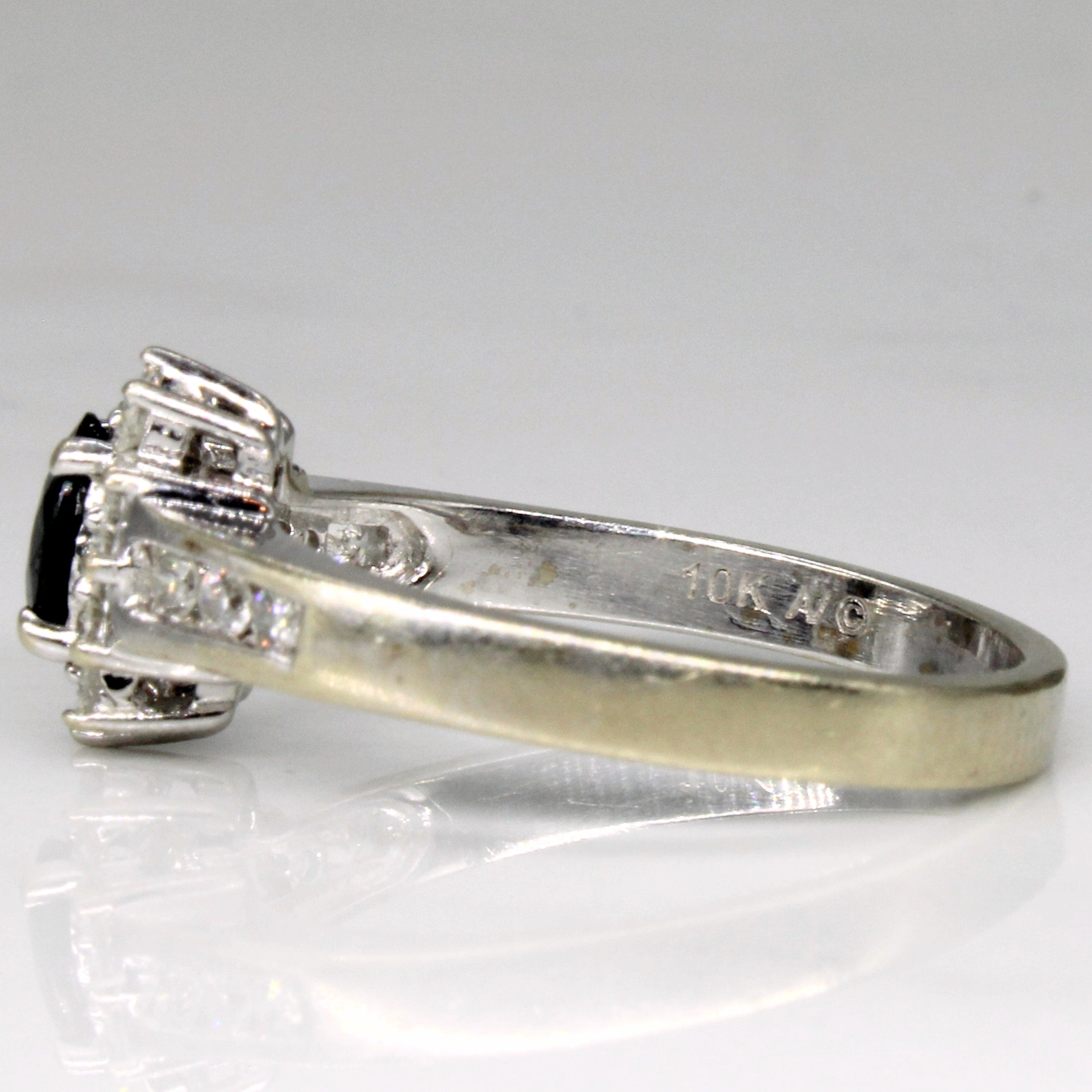 Sapphire & Diamond Engagement Ring | 0.50ct, 0.27ctw | SZ 7.5 |