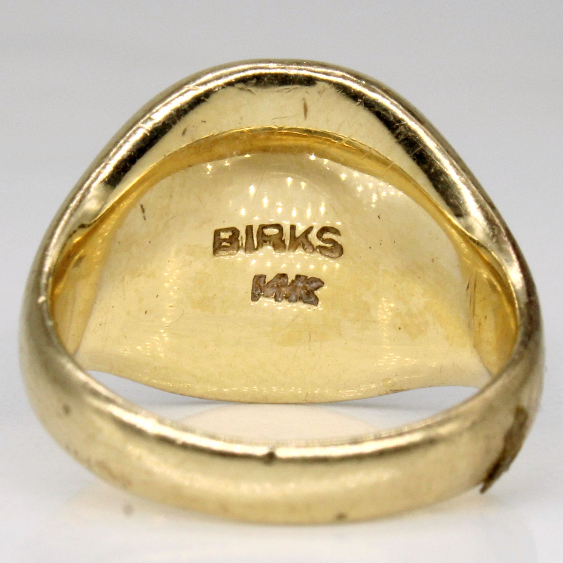 14k Yellow Gold Initial Ring | SZ 3.5 |