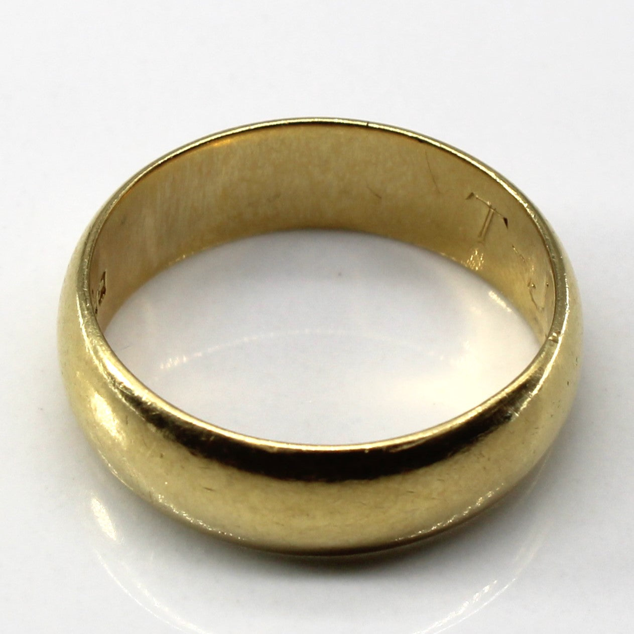 Bague Birmingham 1964 en or jaune 18 carats, simple | Taille 8 |