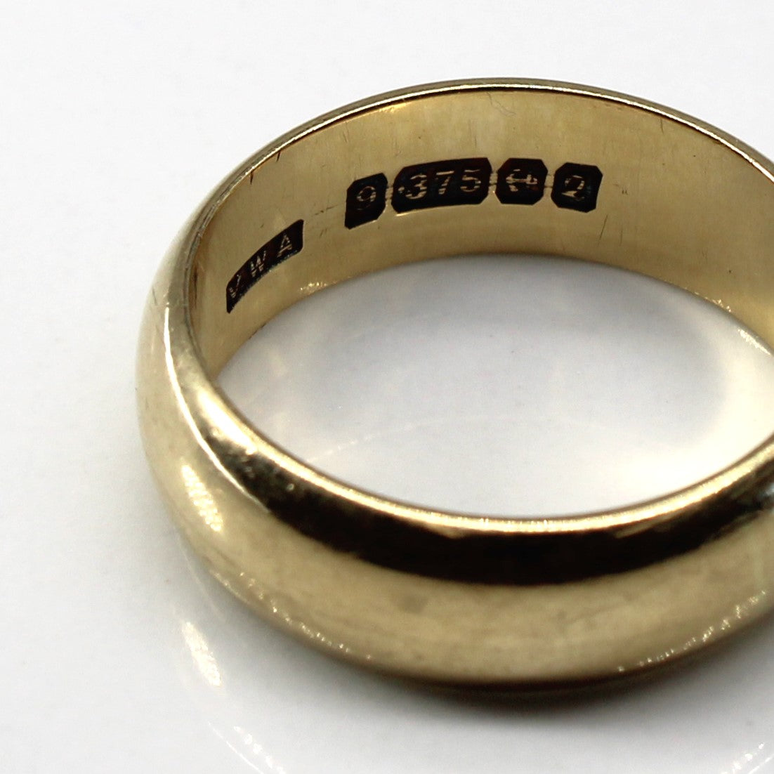 1965 Birmingham 9k Bande en or uni | Taille 6,75 |