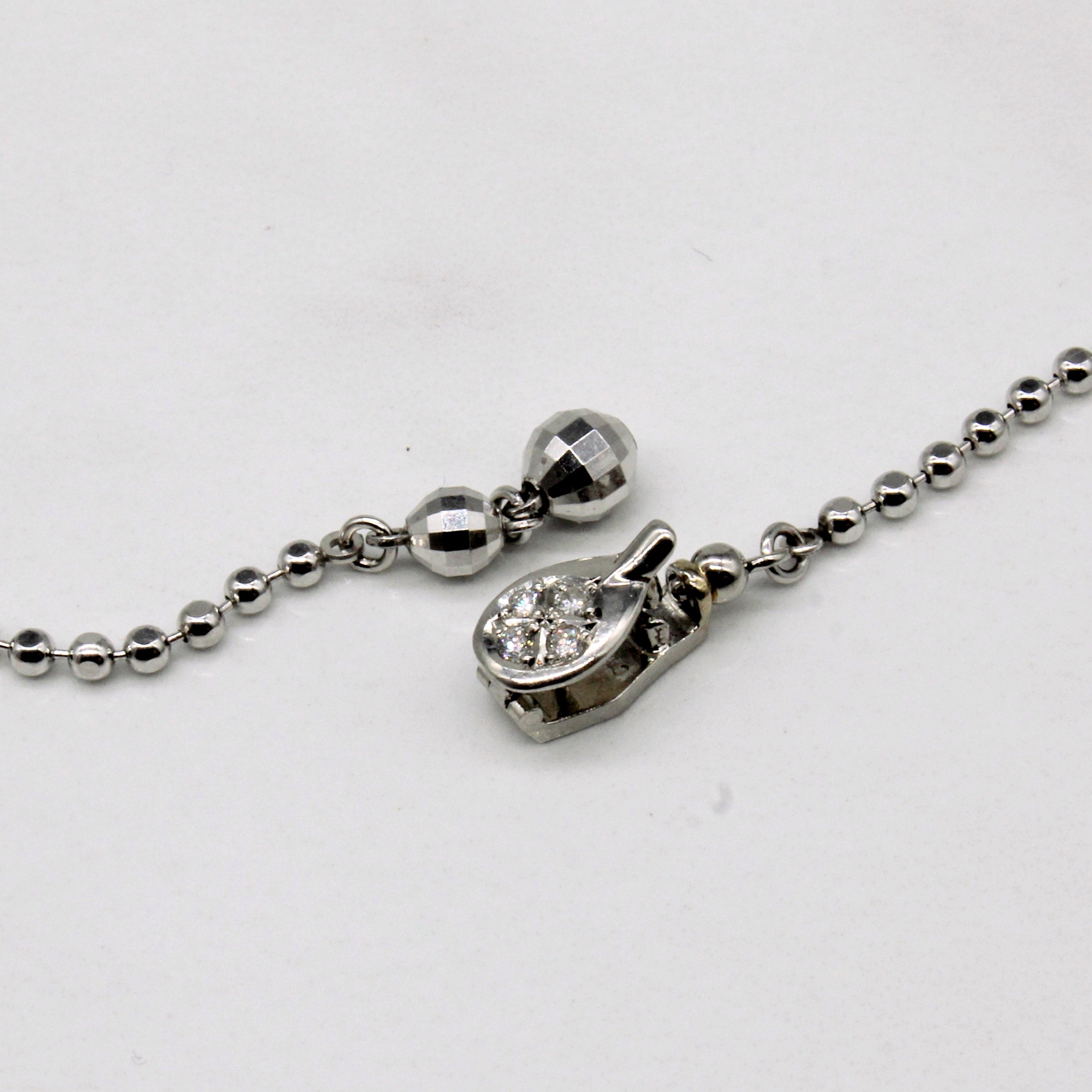 Diamond Closure Necklace | 0.06ctw | 18" |