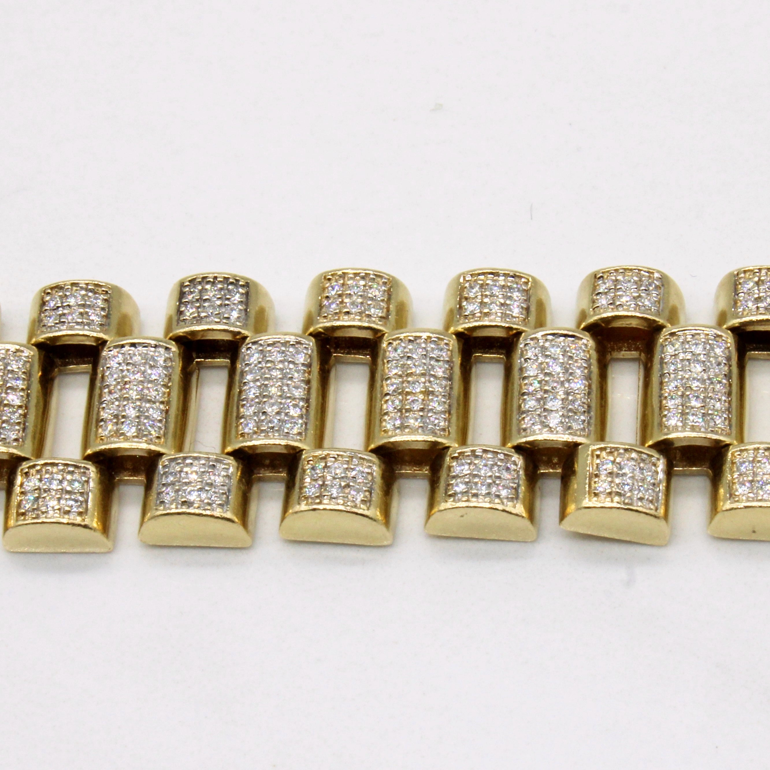 Pave-set 8.50ctw Natural Diamond Necklace | 8.50ctw | 30" |