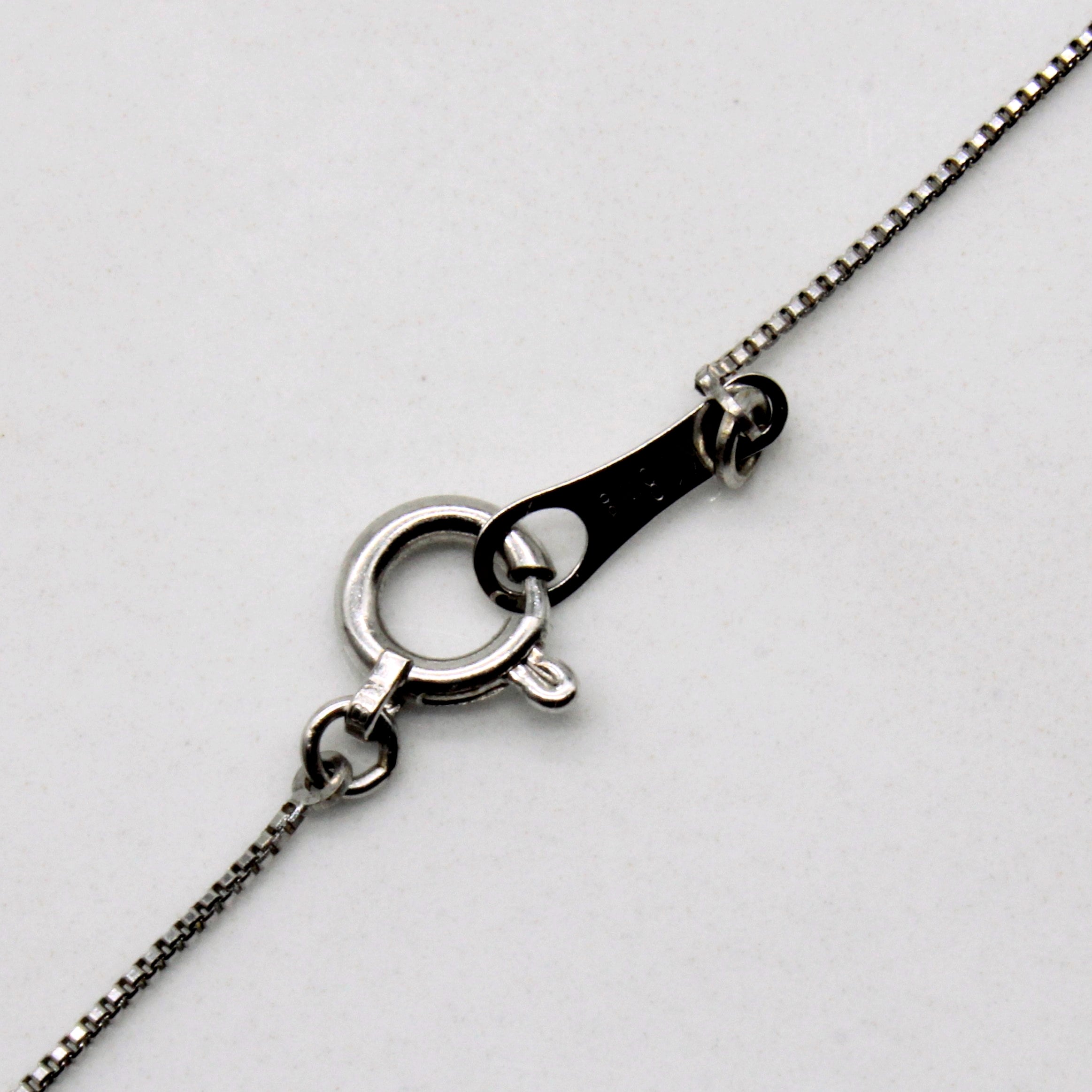 Pearl & Diamond Necklace | 0.01ct | 16" |