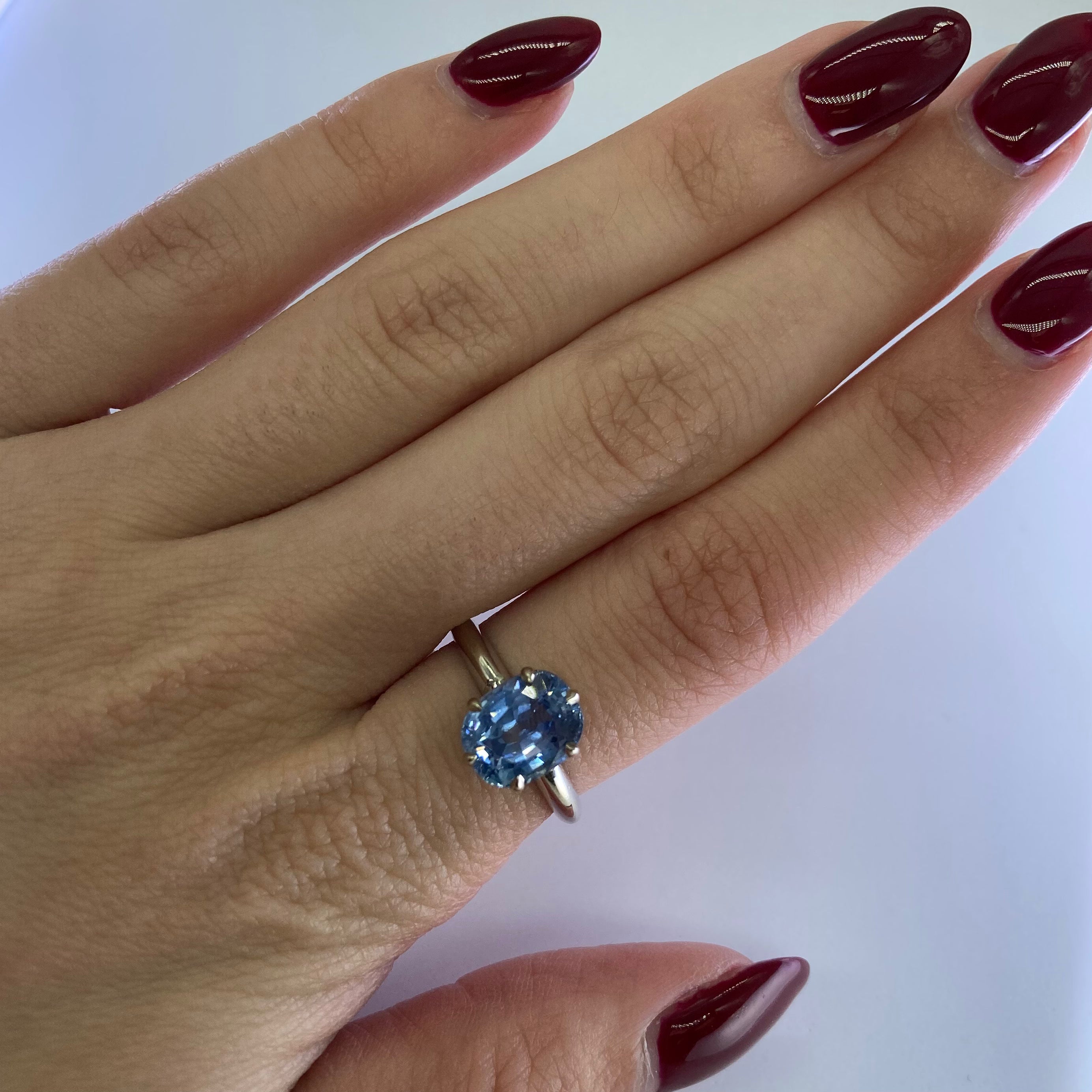 '100 Ways' Ceylon Sapphire Solitaire | ct | SZ 6.5 |