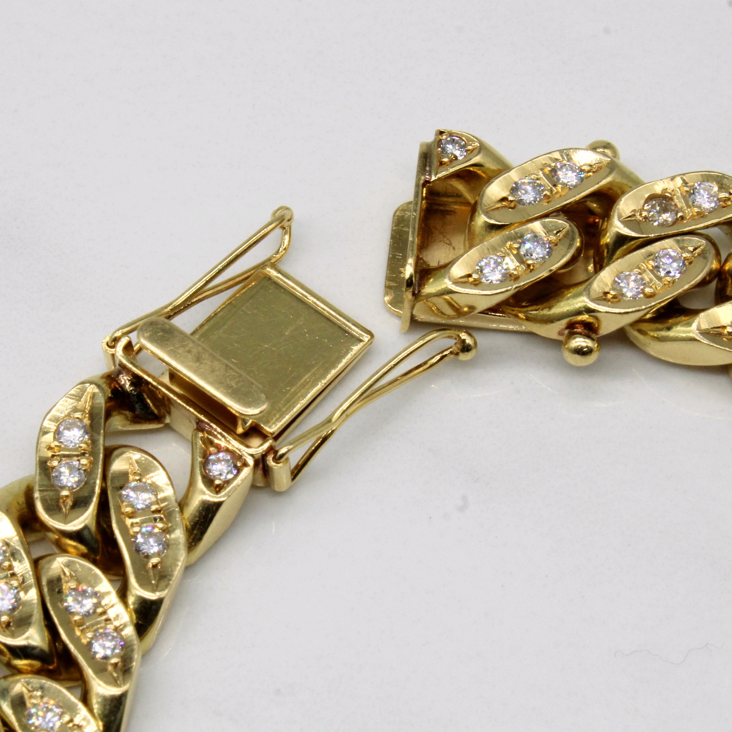 Diamond Cuban Link Bracelet | 1.72ctw | 7.5" |