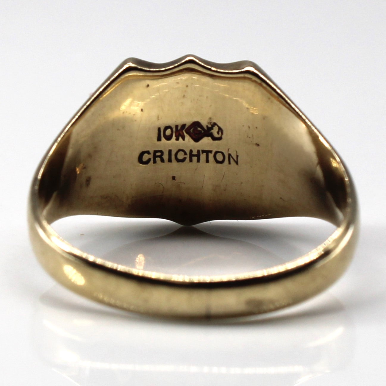 Yellow Gold Signet Ring | SZ 7.75 |