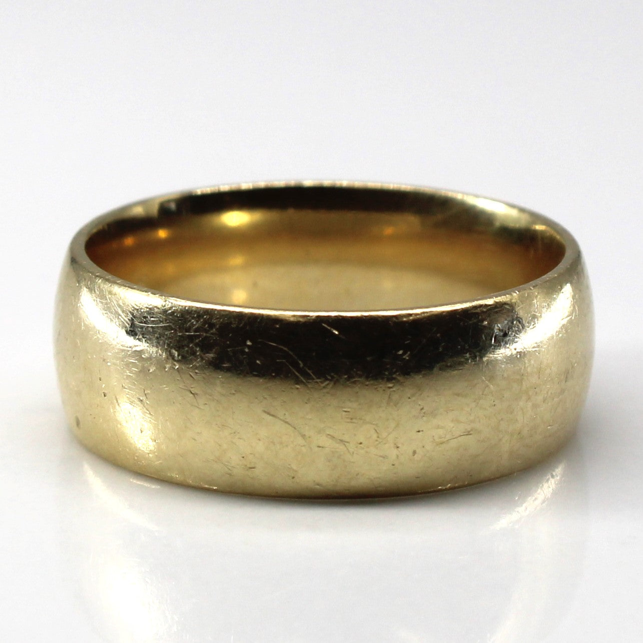 Yellow Gold Plain Band | 7.1 mm | SZ 7 |