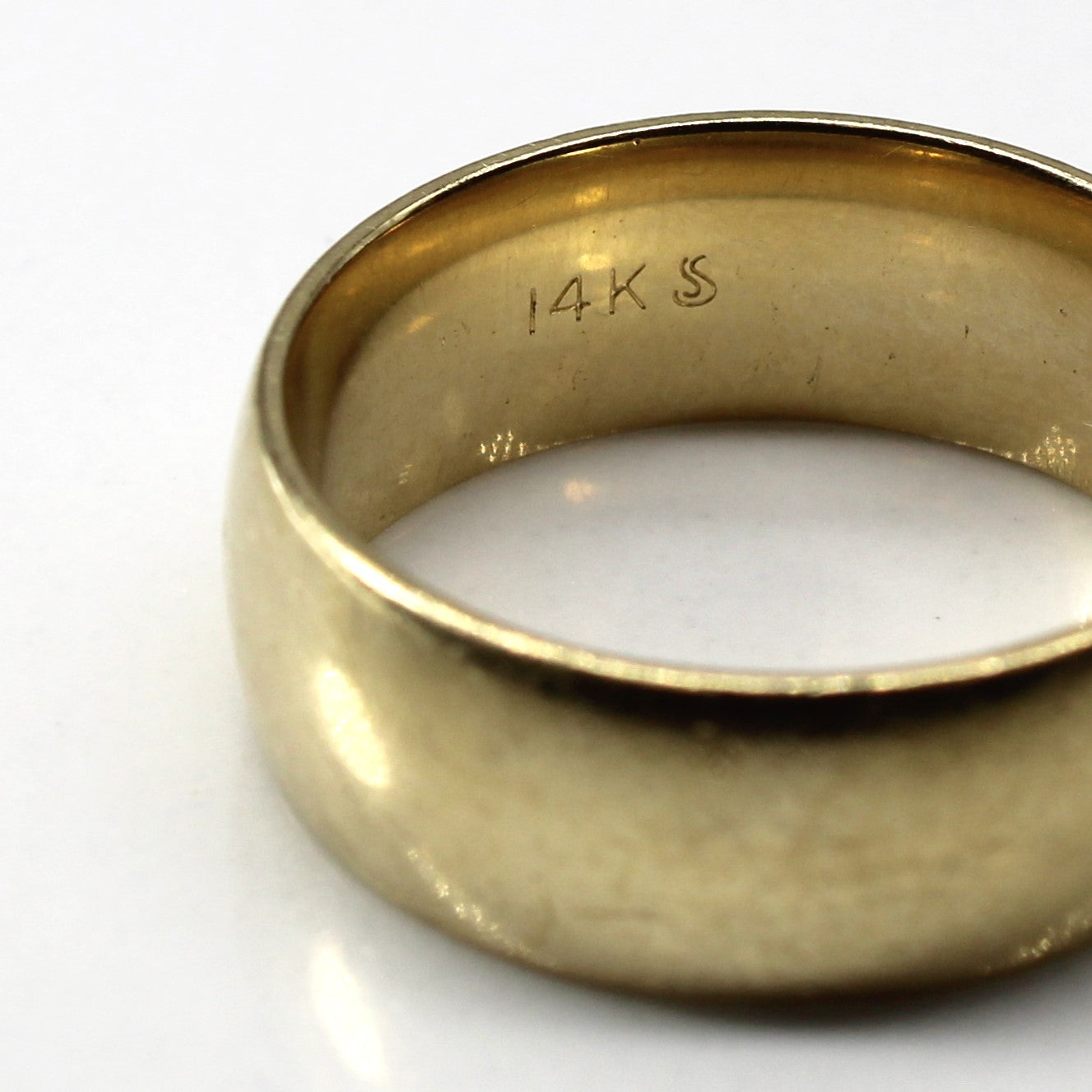 Yellow Gold Plain Band | 7.1 mm | SZ 7 |