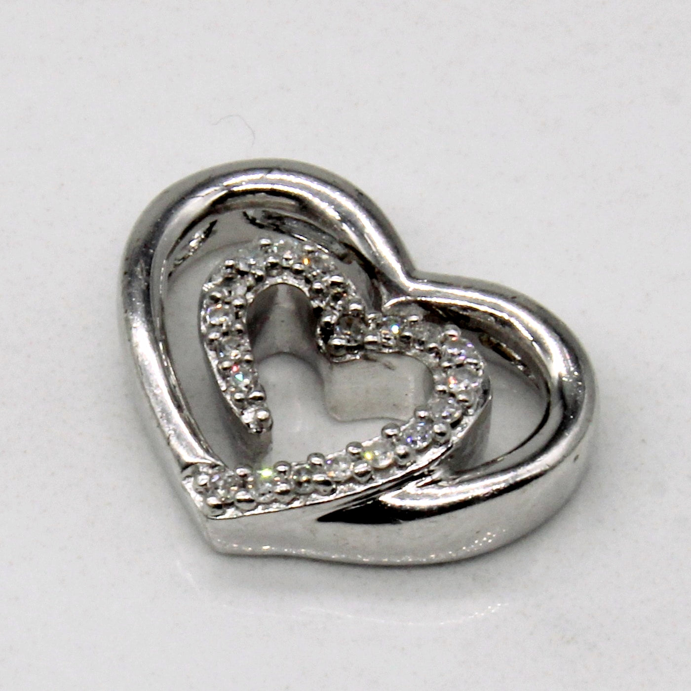 Diamond Heart Pendant | 0.06ctw |