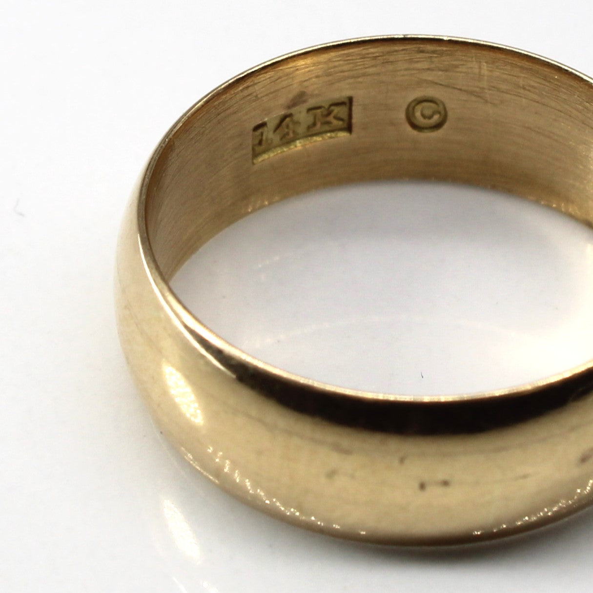 14k Yellow Gold Plain Band | SZ 9.75 |