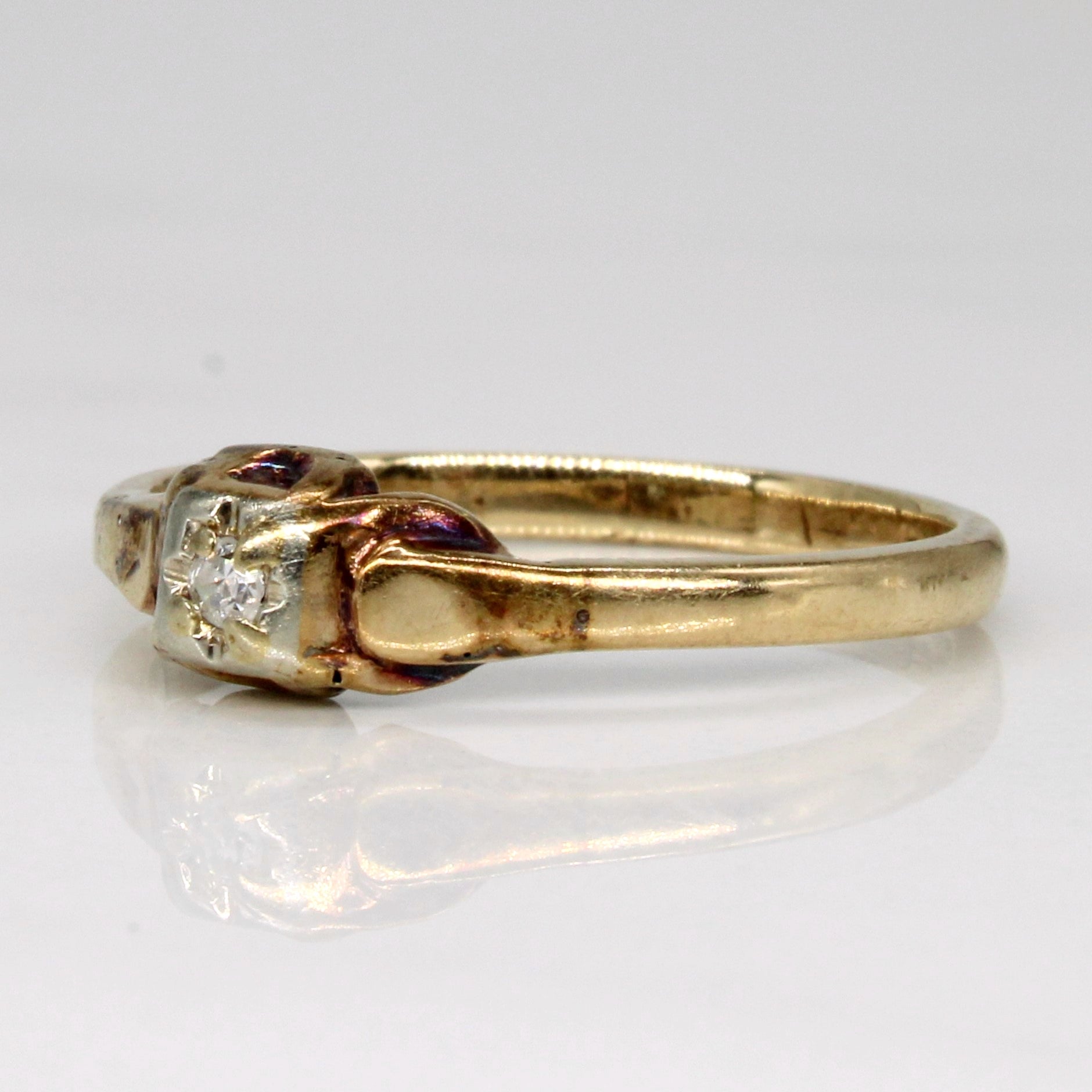 Illusion Set Diamond Ring | 0.02ct | SZ 6.5 |