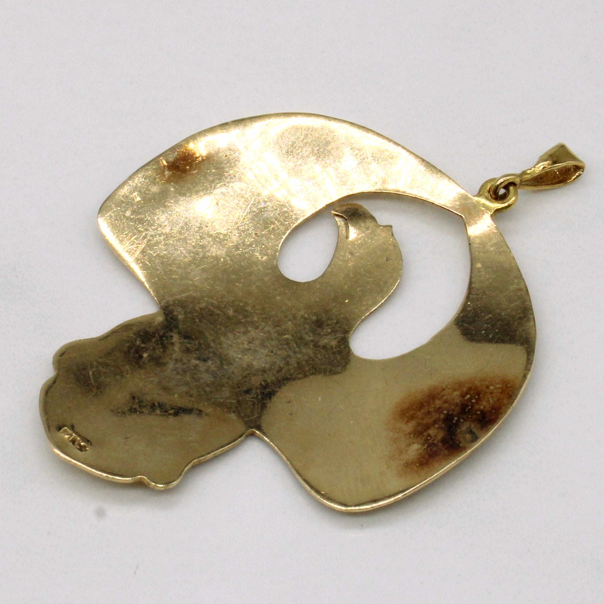 10k Yellow Gold Eagle Pendant