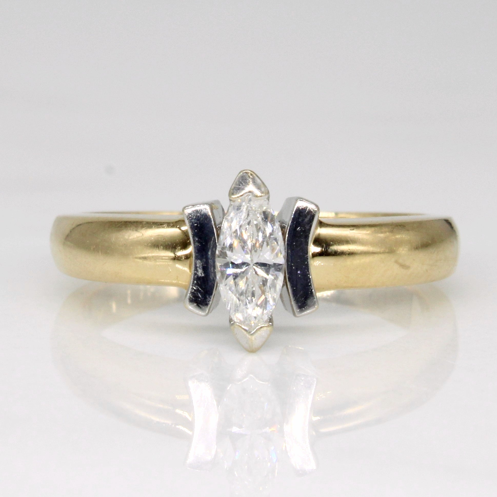 Marquise Cut Diamond Ring | 0.22ct | SZ 6 |