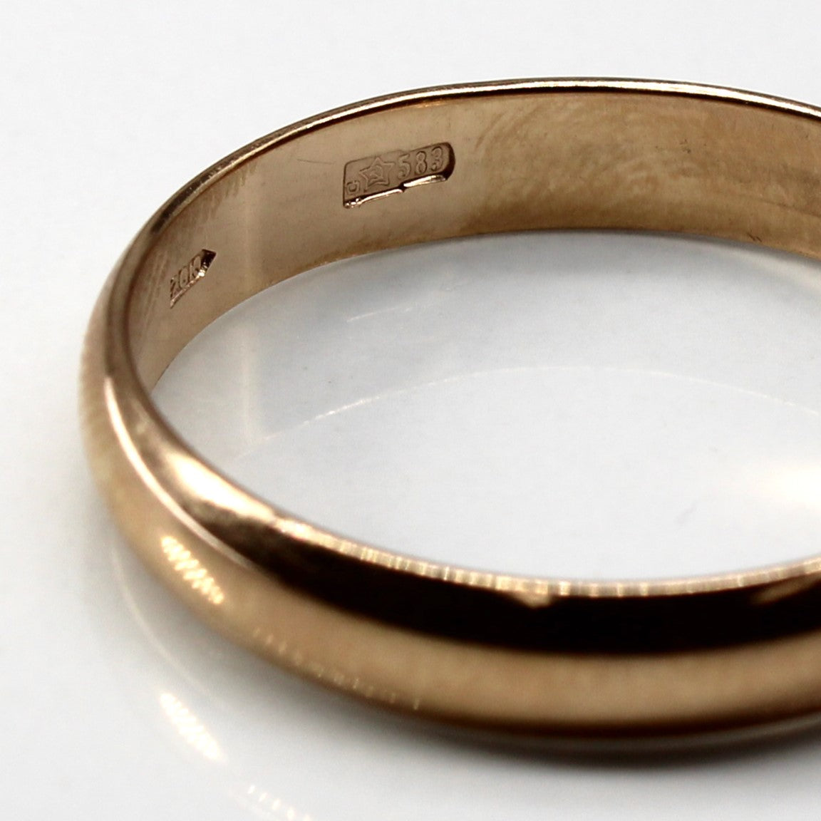 1972 Odessa 14k Rose Gold Band | SZ 13.25 |