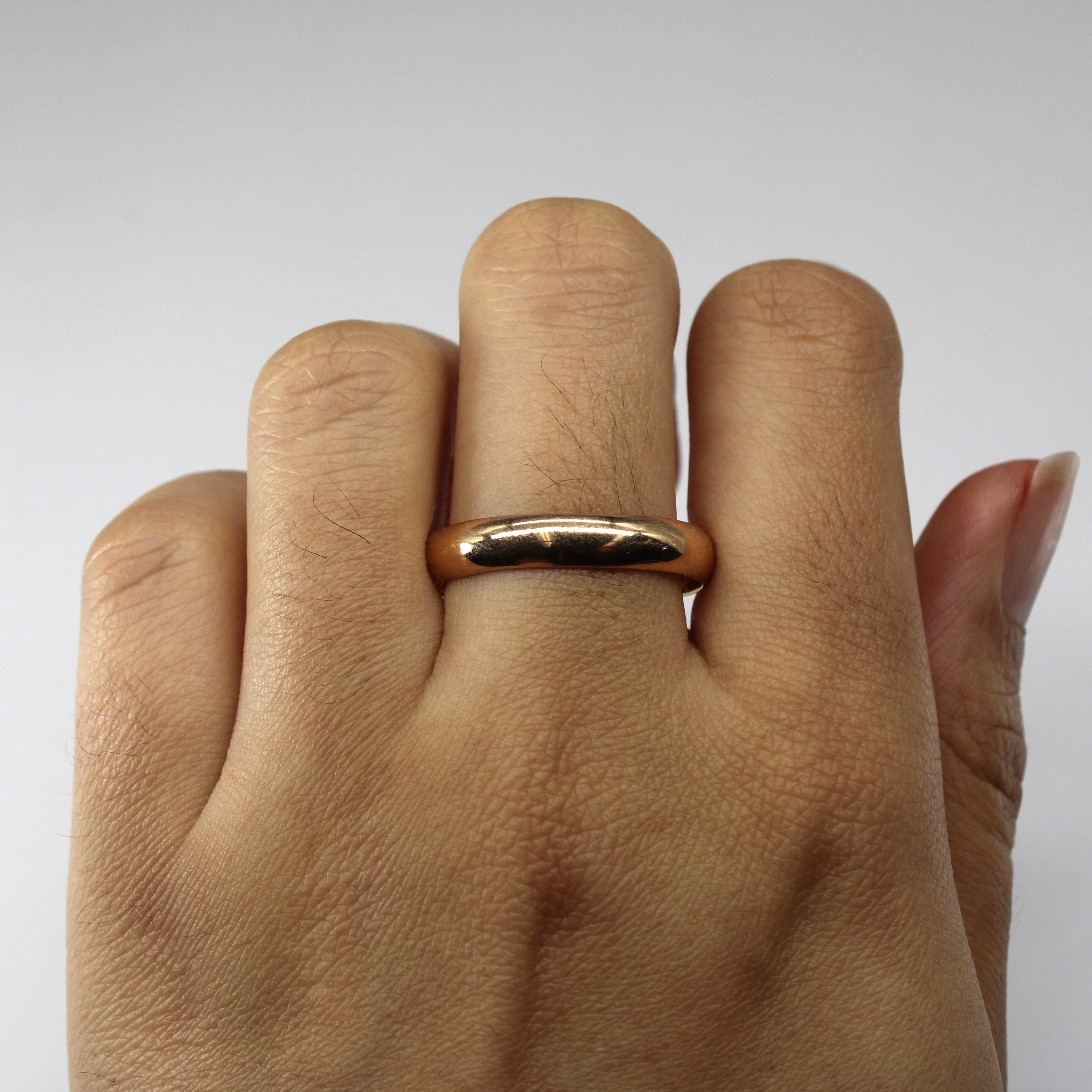 1972 Odessa 14k Rose Gold Band | SZ 13.25 |