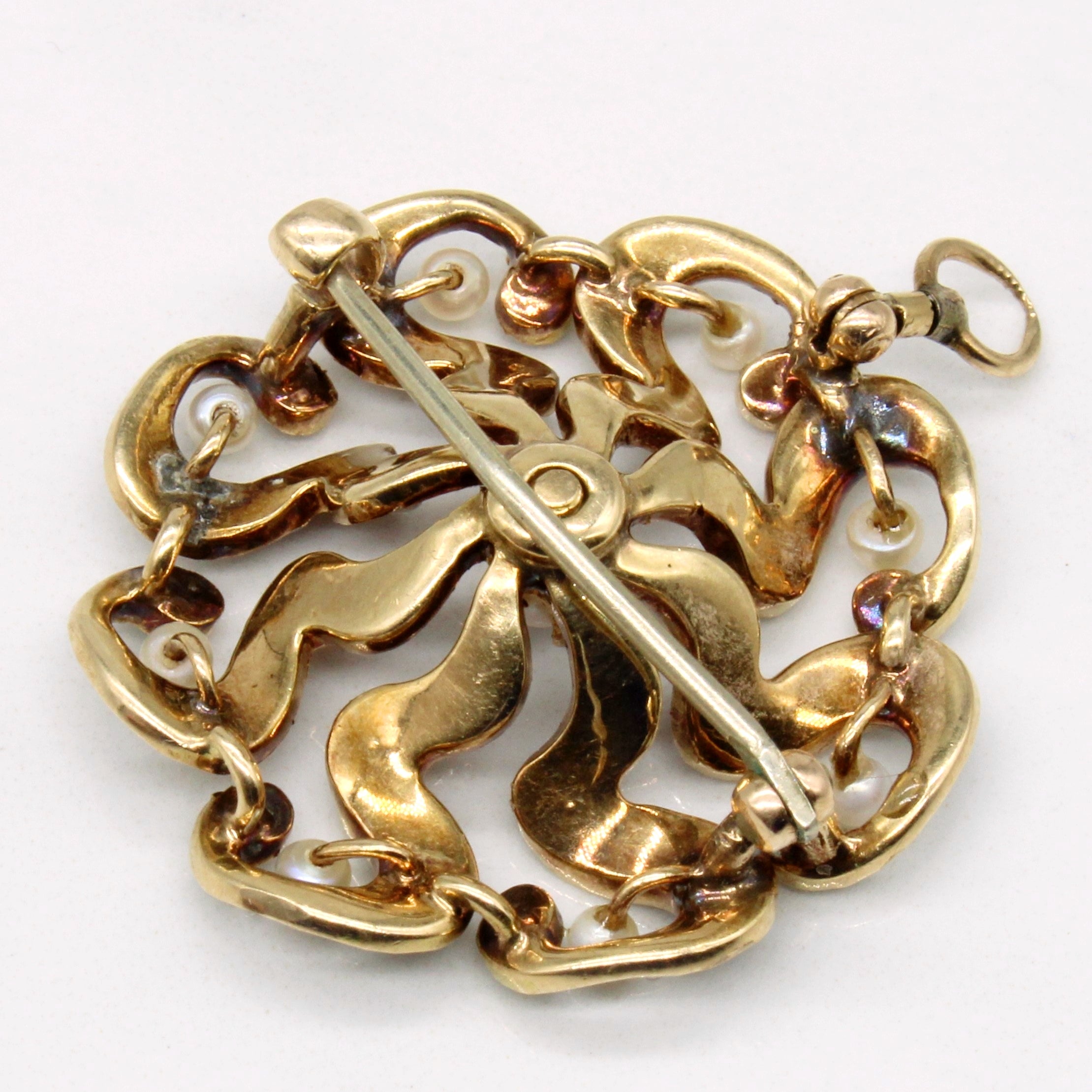 Pearl Wreath Brooch & Pendant